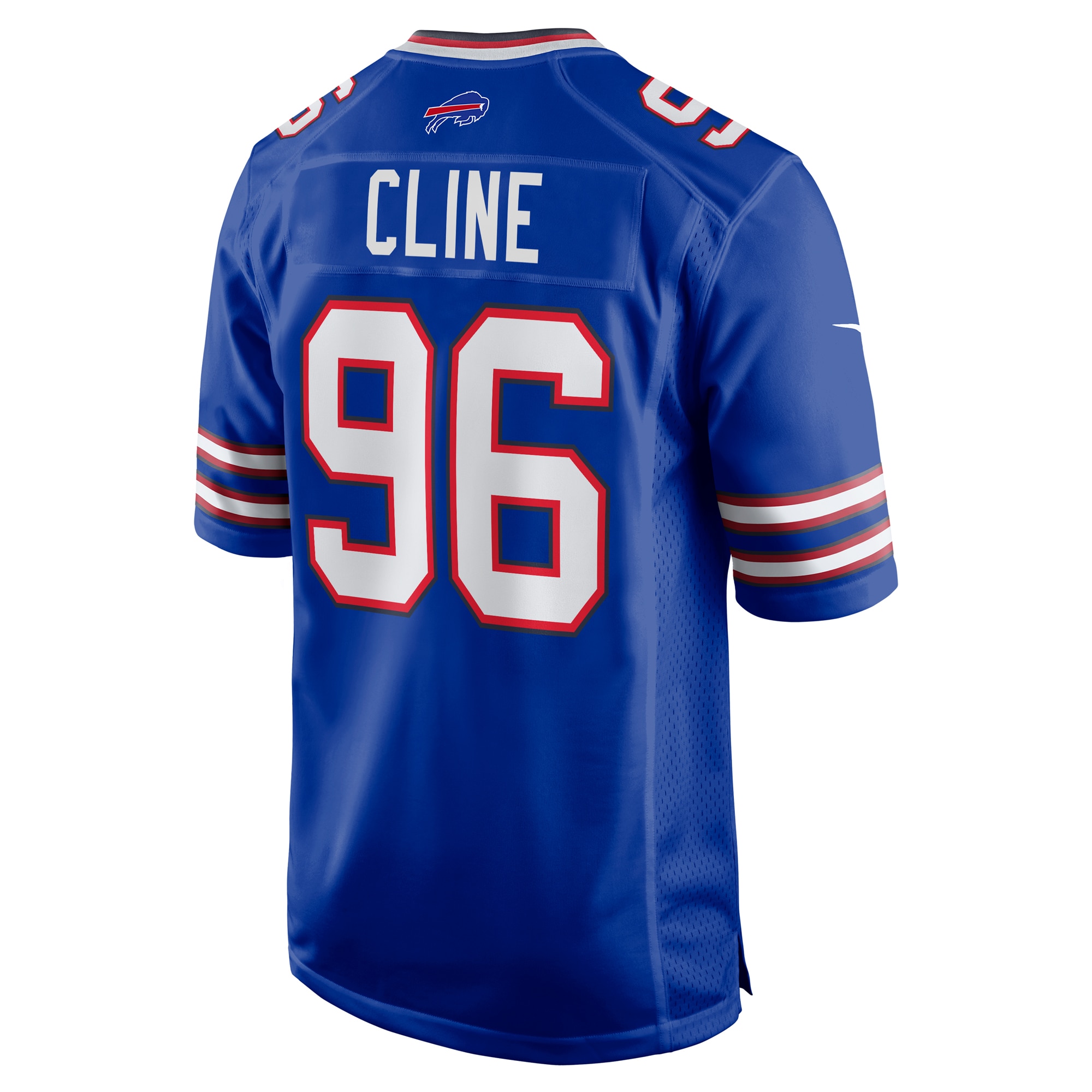 Men's Buffalo Bills Kameron Cline Royal Team Game Jersey JS8069 nicesnker - Image 3