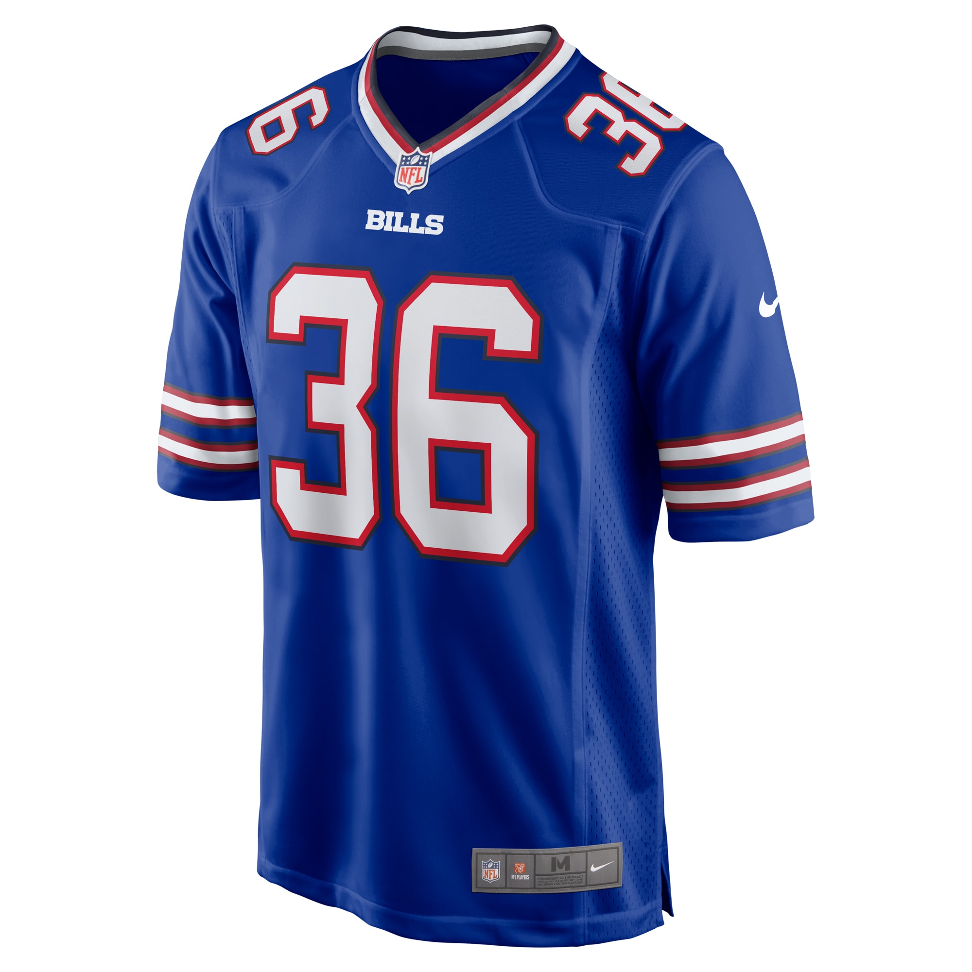 Alternative view of Men's Buffalo Bills Kendall Williamson Royal Game Jersey JS7768 nicesnker