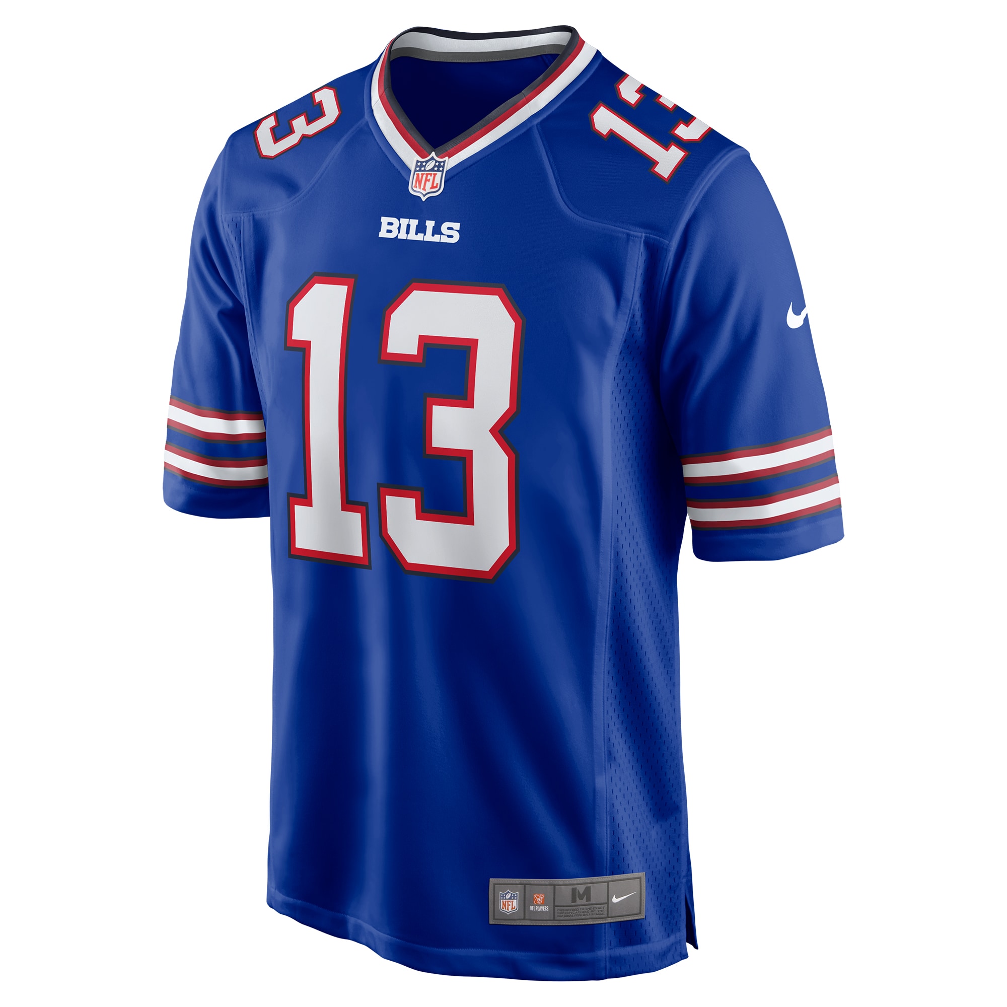 Alternative view of Men's Buffalo Bills Mack Hollins Royal Game Jersey JS8268 nicesnker