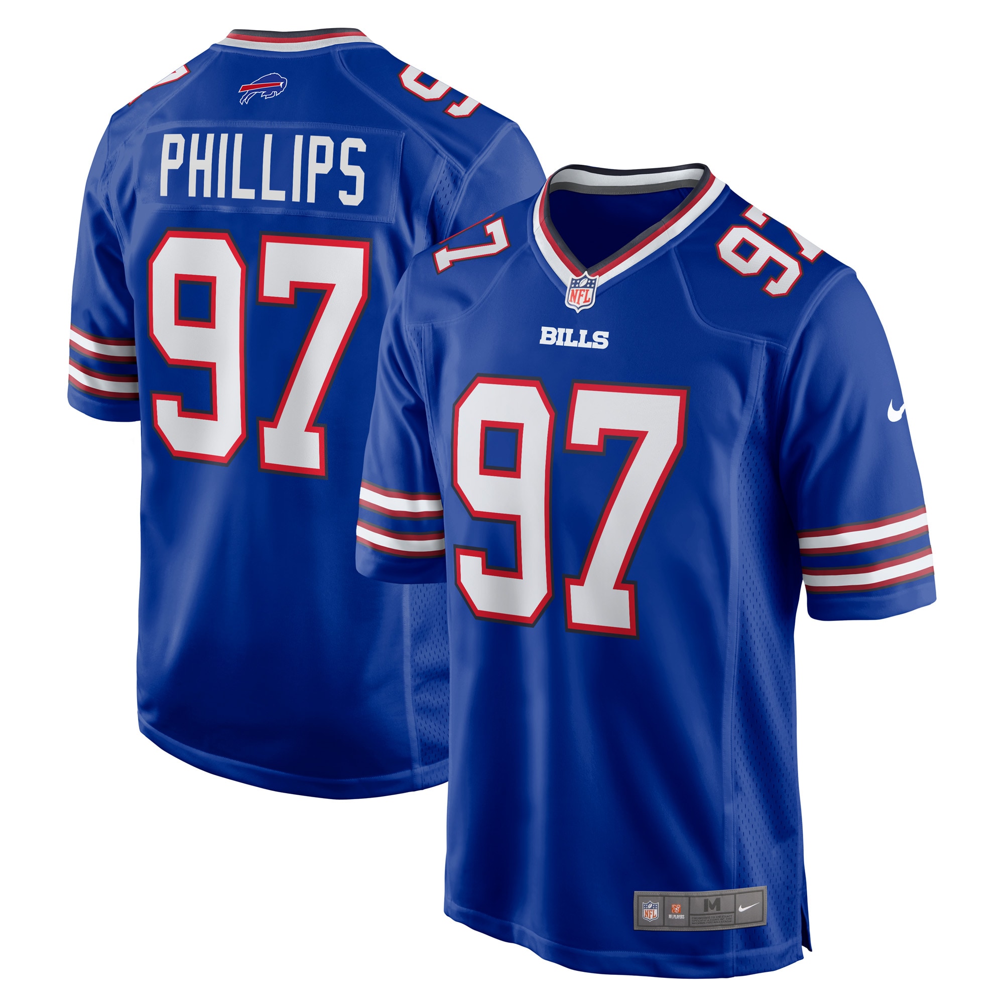 Men's Buffalo Bills Phillips Royal Game Jersey JS2187 nicesnker