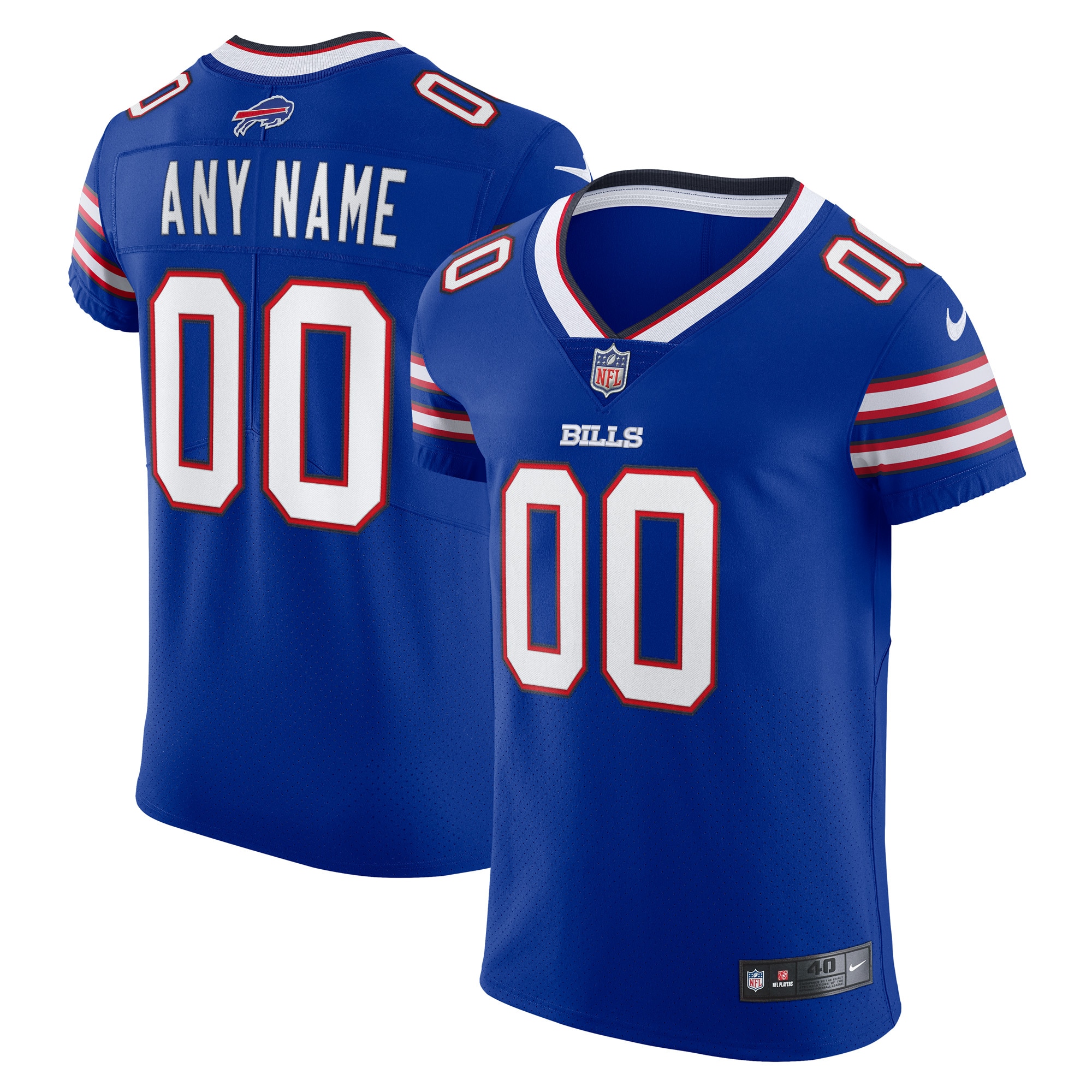 Men's Buffalo Bills Royal Vapor Elite Custom Jersey JS2665 nicesnker