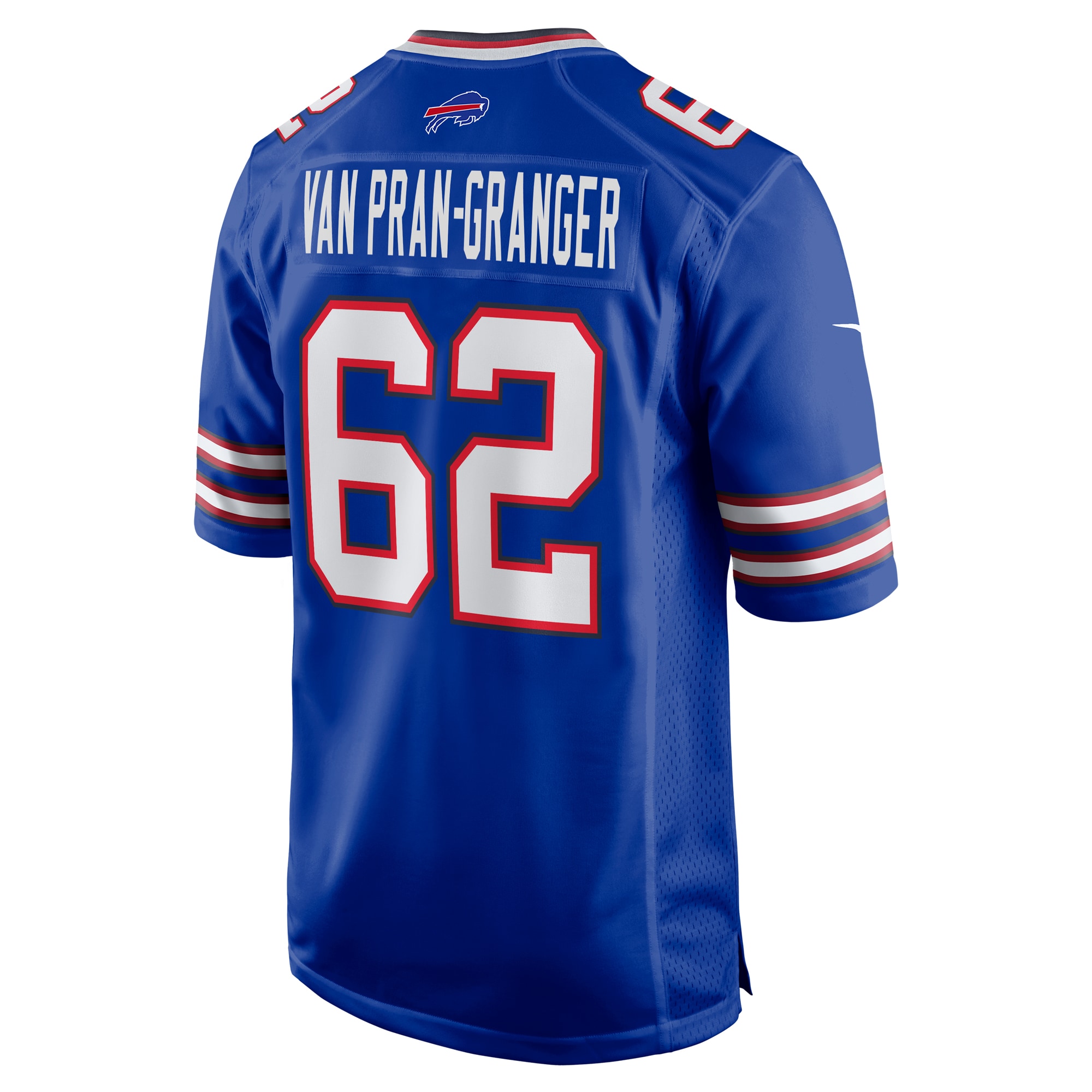 Men's Buffalo Bills Sedrick Van Pran-Granger Royal Game Jersey JS4144 nicesnker - Image 3