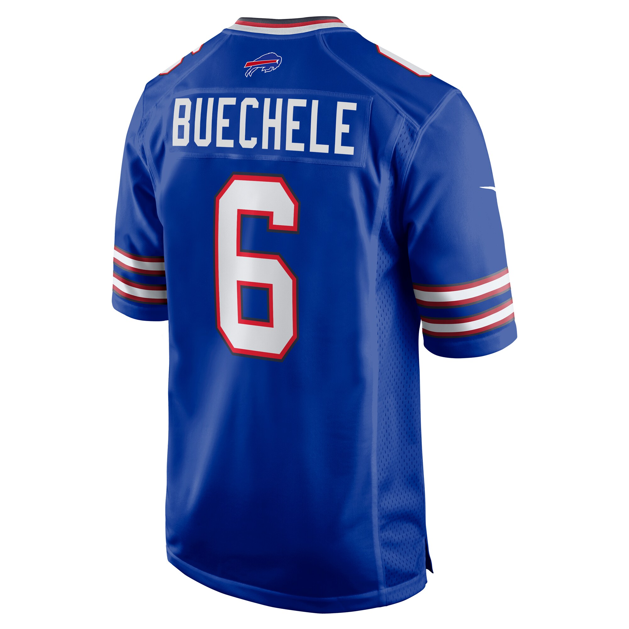 Men's Buffalo Bills Shane Buechele Royal Team Game Jersey JS6125 nicesnker - Image 3