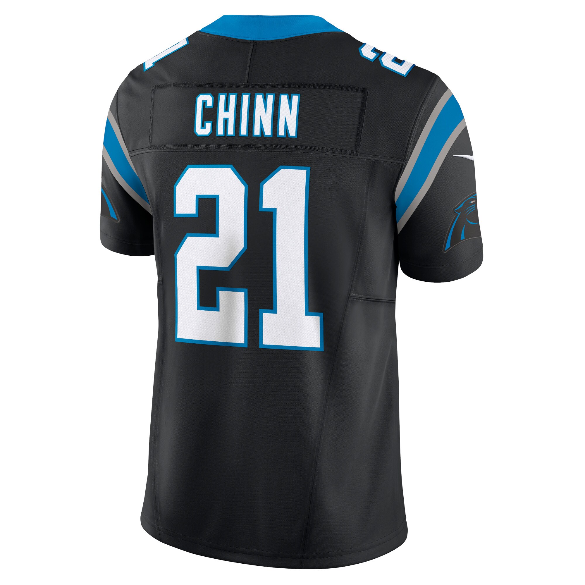 Men's Carolina Panthers Jeremy Chinn Black Vapor F.U.S.E. Limited Jersey JS9984 nicesnker - Image 3