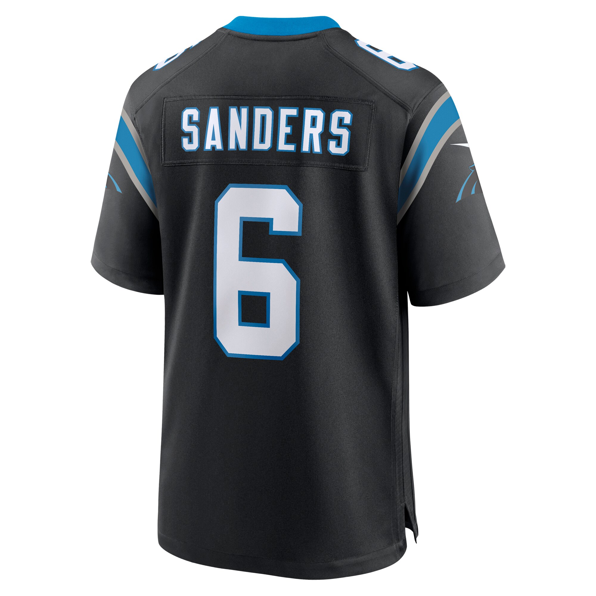 Men's Carolina Panthers Miles Sanders Black Team Game Jersey JS1435 nicesnker - Image 3