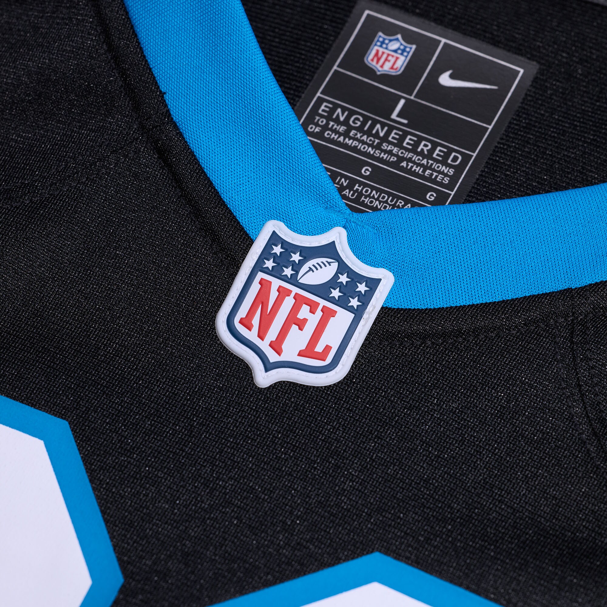 Men's Carolina Panthers Miles Sanders Black Team Game Jersey JS1435 nicesnker - Image 4