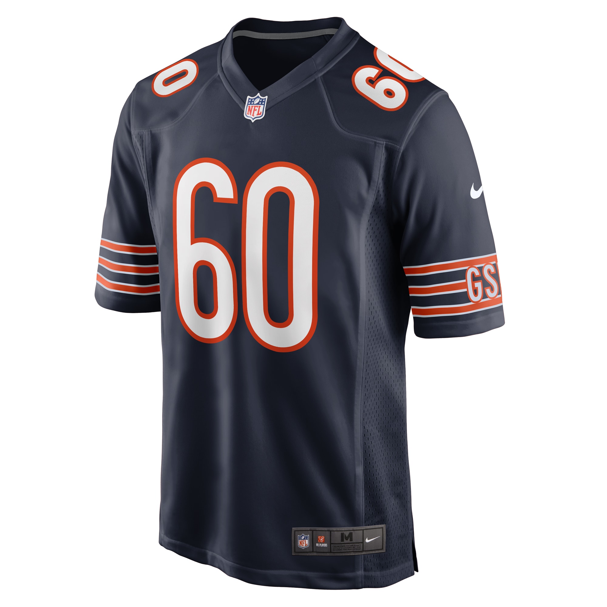 Alternative view of Men's Chicago Bears Bill Murray Navy Team Game Jersey JS7229 nicesnker
