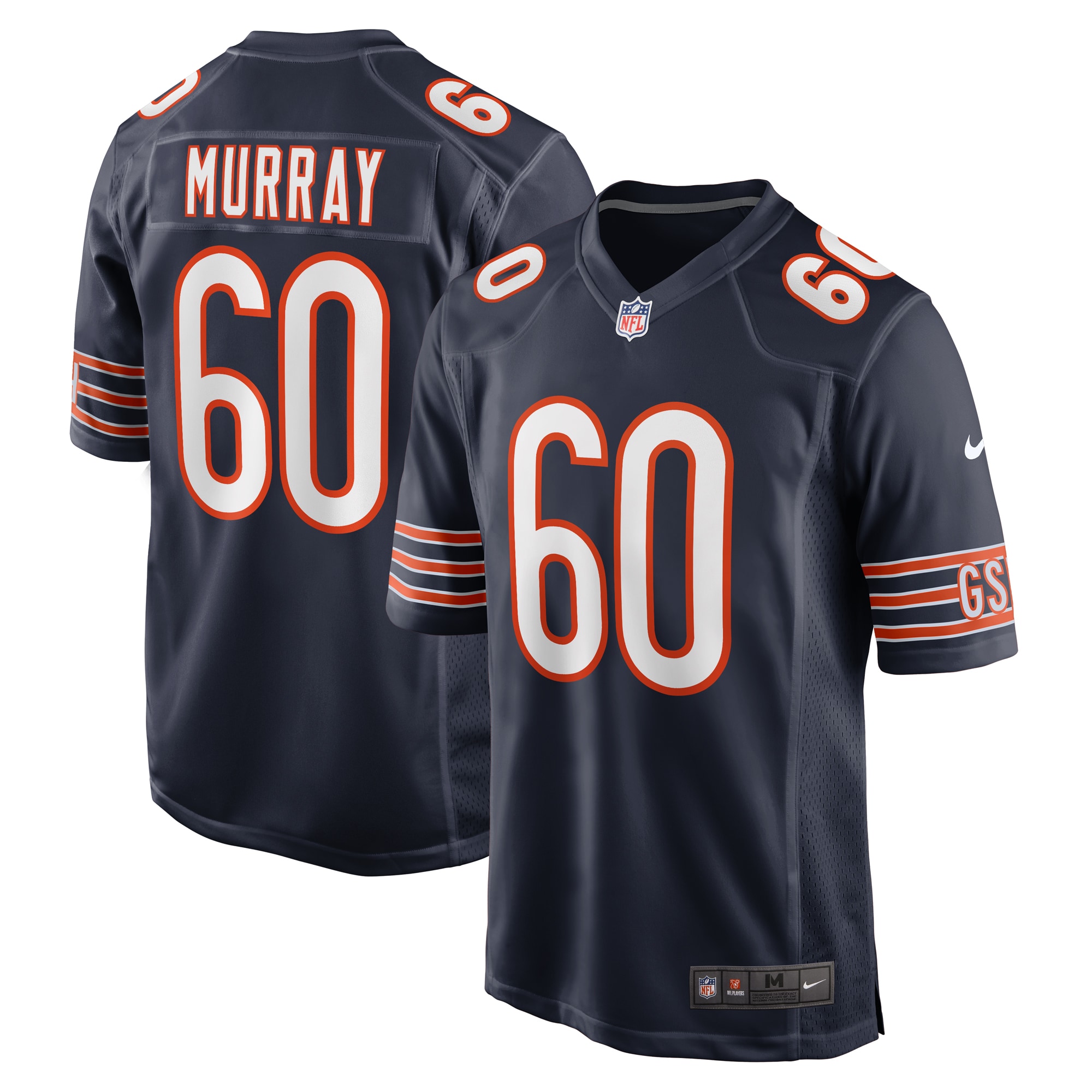 Men's Chicago Bears Bill Murray Navy Team Game Jersey JS7229 nicesnker