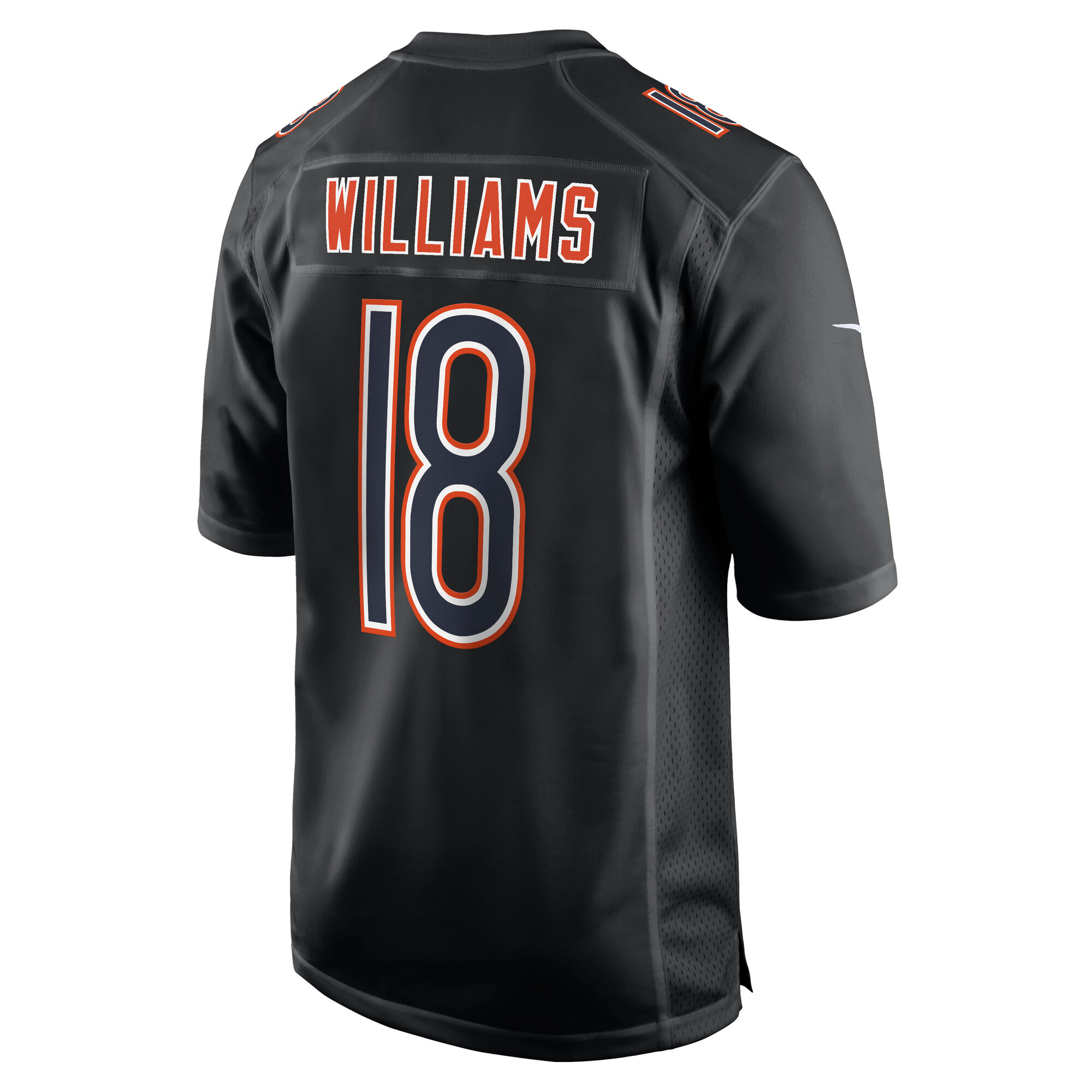 Alternative view of Men's Chicago Bears Caleb Williams Carbon Black Fashion Jersey JS2051 nicesnker