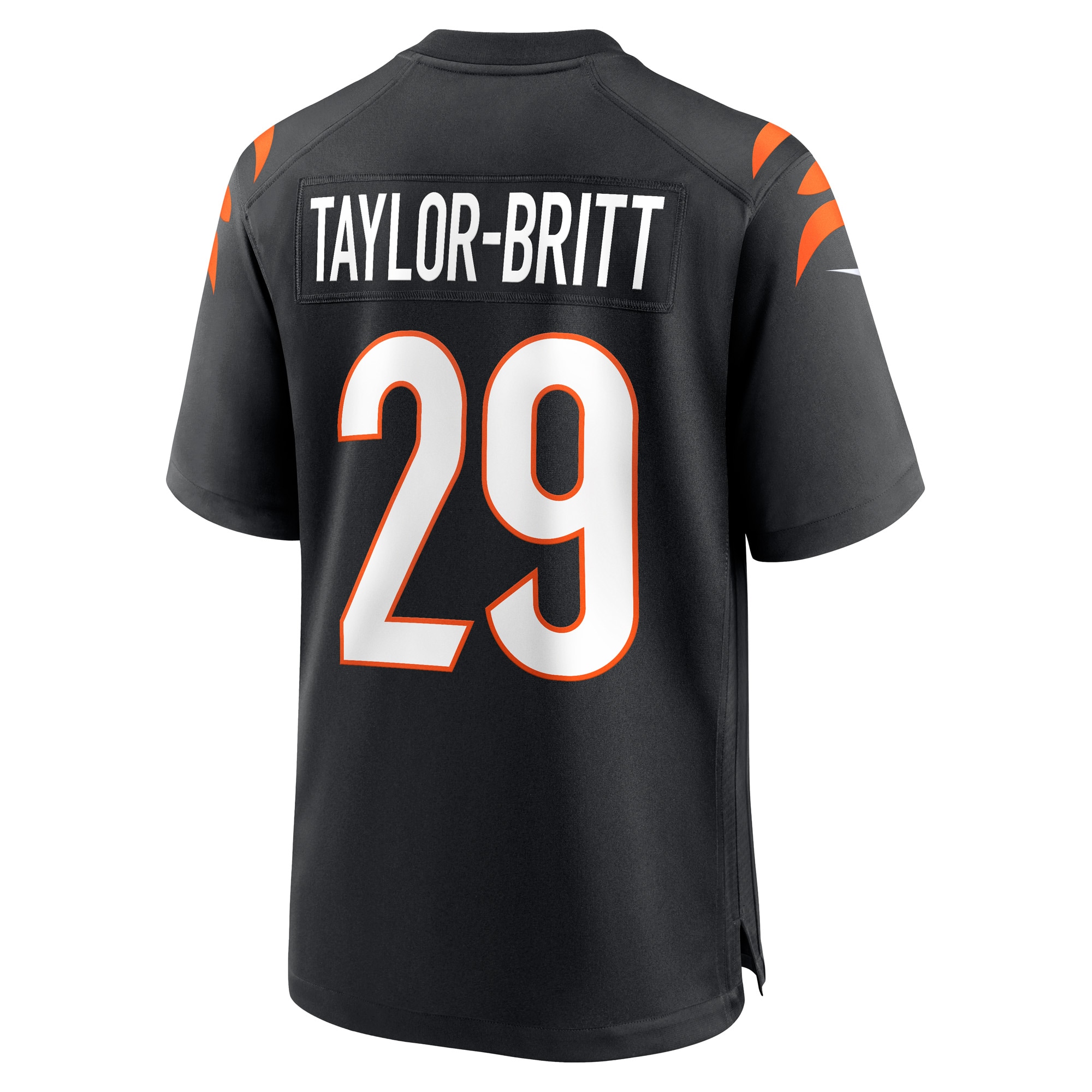 Men's Cincinnati Bengals Cam Taylor-Britt Black Game Player Jersey JS2916 nicesnker - Image 3