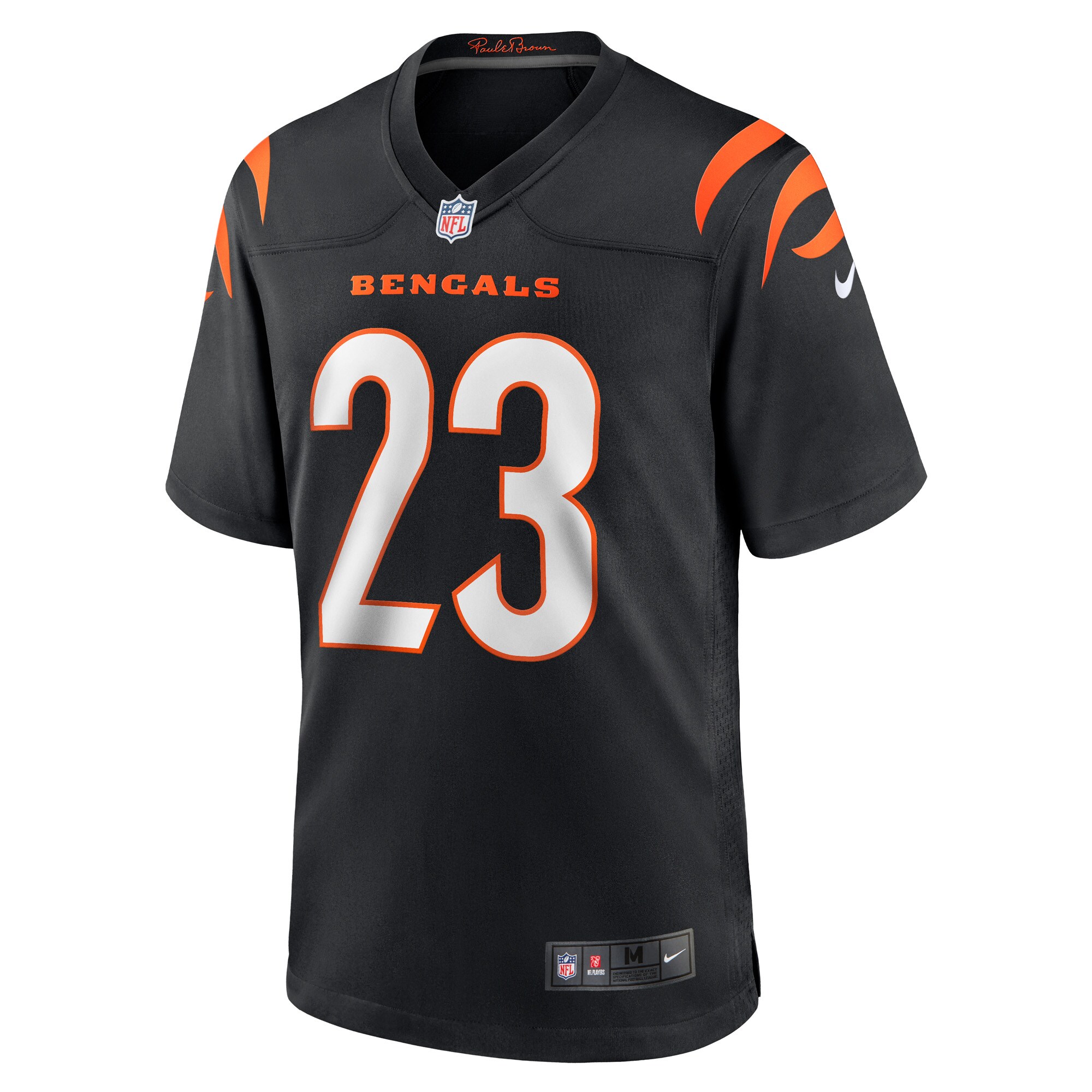 Alternative view of Men's Cincinnati Bengals Daxton Hill Black Player Game Jersey JS5777 nicesnker