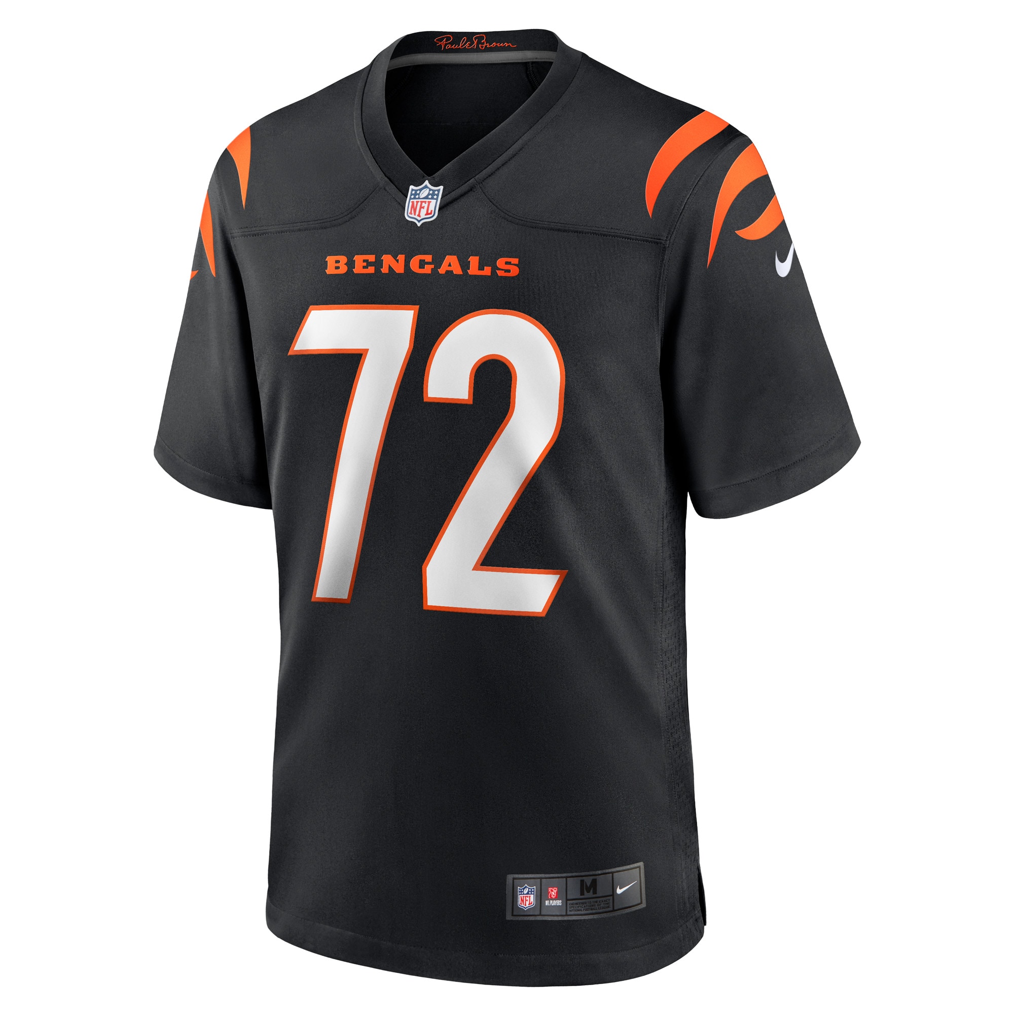 Alternative view of Men's Cincinnati Bengals Domenique Davis Black Game Player Jersey JS4576 nicesnker