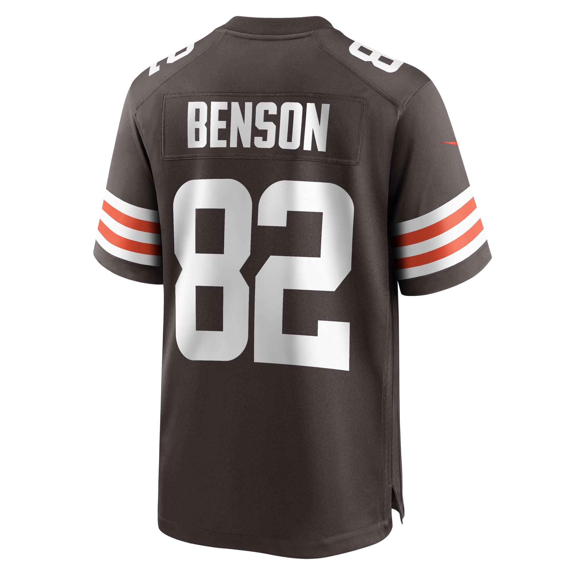 Men's Cleveland Browns Trinity Benson Brown Team Game Jersey JS9380 nicesnker - Image 3