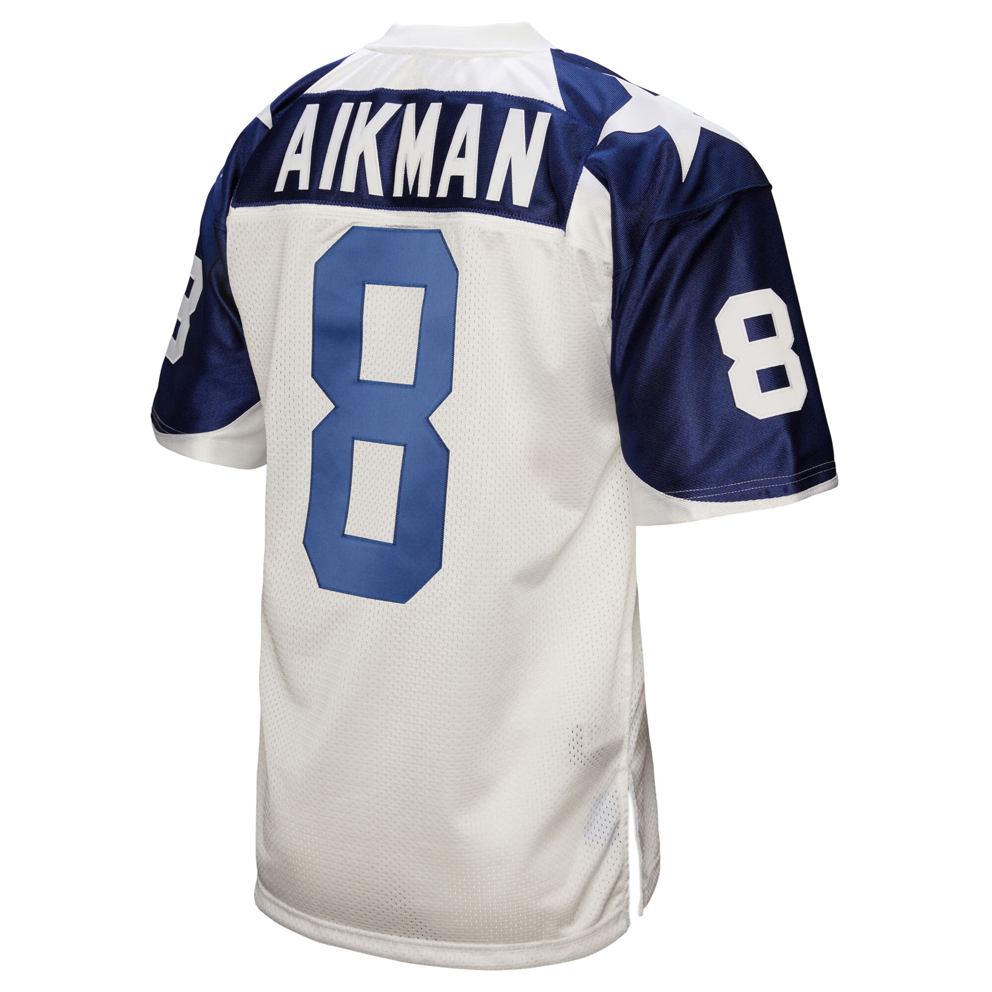 Men's Dallas Cowboys 1994 Troy Aikman Mitchell & Ness White Throwback Retired Player Jersey JS5875 nicesnker - Image 3