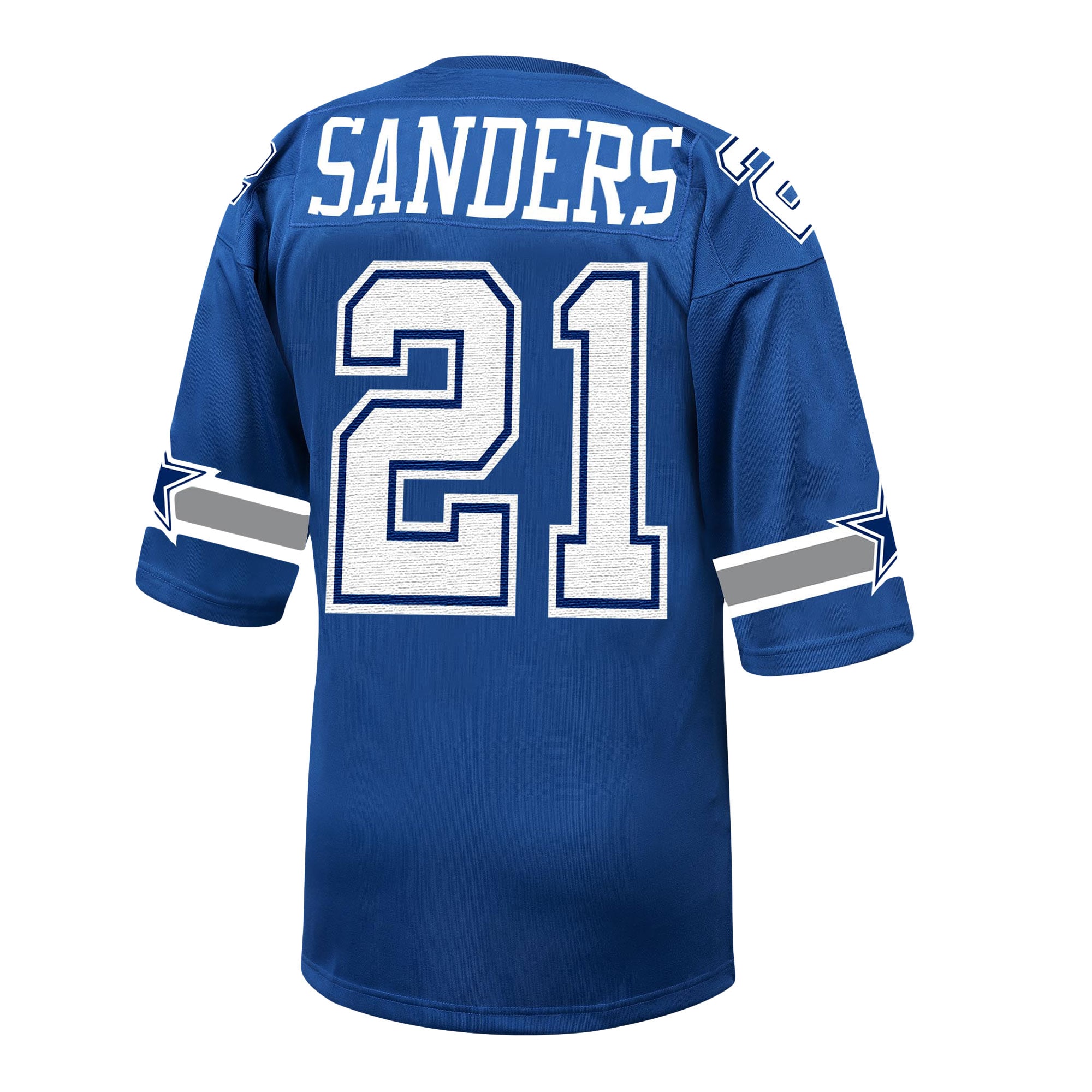 Men's Dallas Cowboys 1996 Deion Sanders Mitchell & Ness Royal Throwback Retired Player Jersey JS7584 nicesnker - Image 3