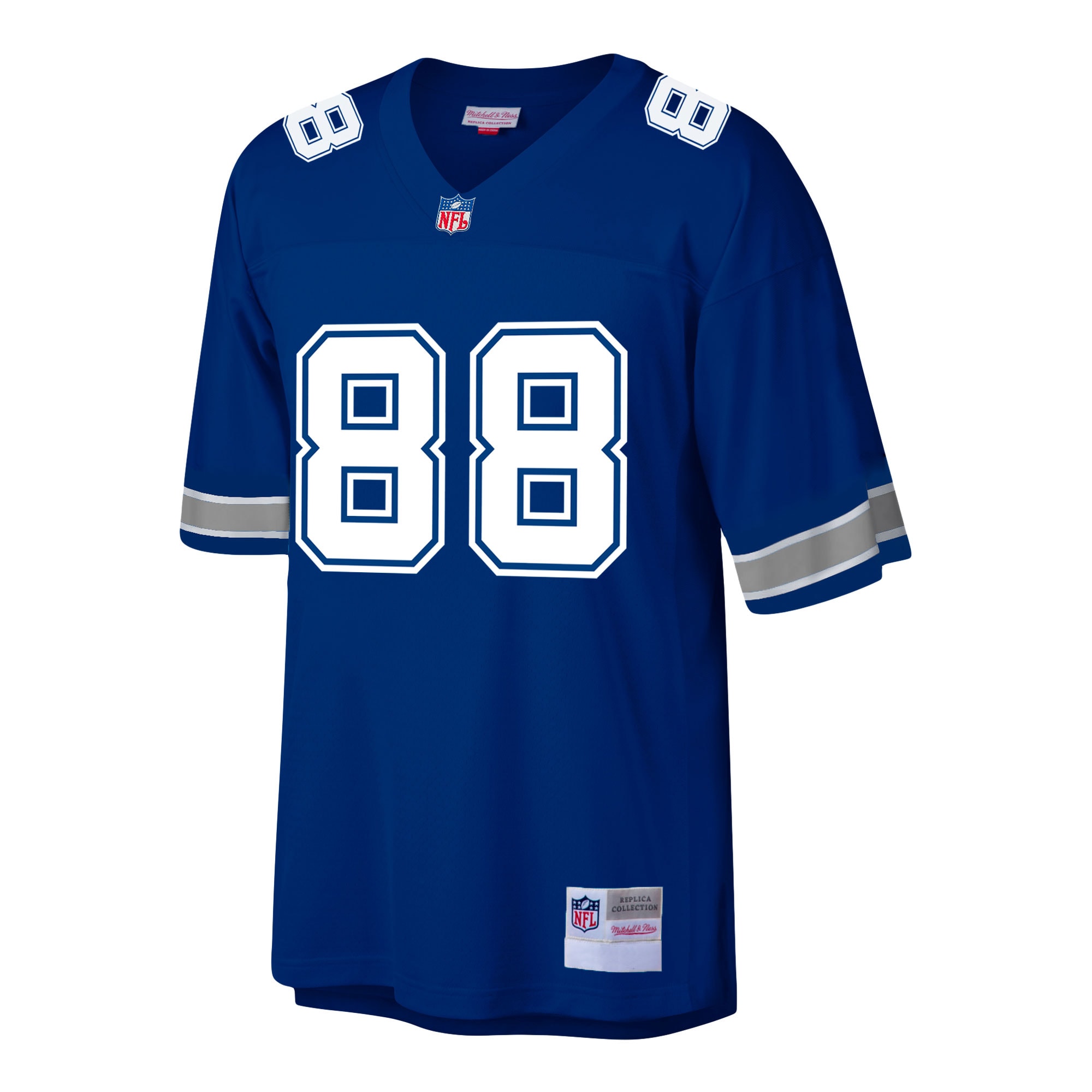 Alternative view of Men's Dallas Cowboys 1996 Michael Irvin Mitchell & Ness Royal Throwback Retired Player Jersey JS7307 nicesnker