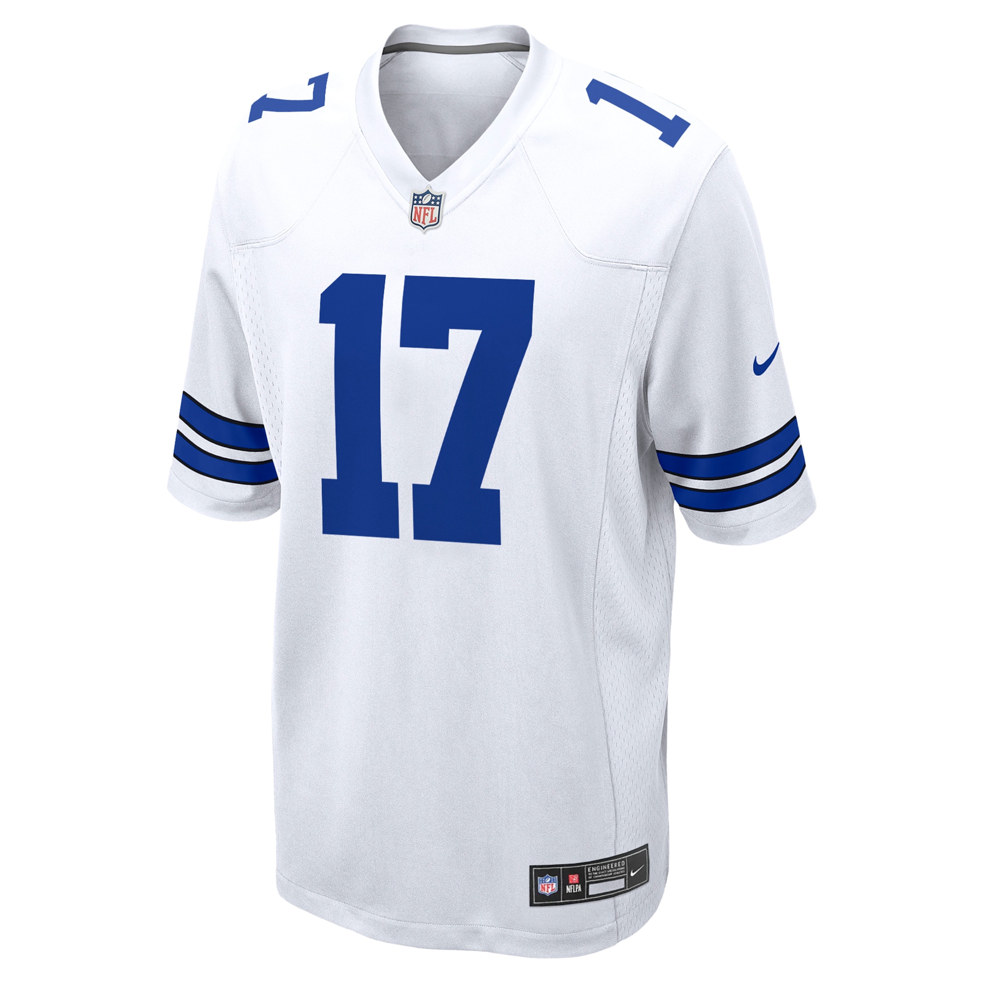 Alternative view of Men's Dallas Cowboys Brandon Aubrey White Game Jersey JS6620 nicesnker