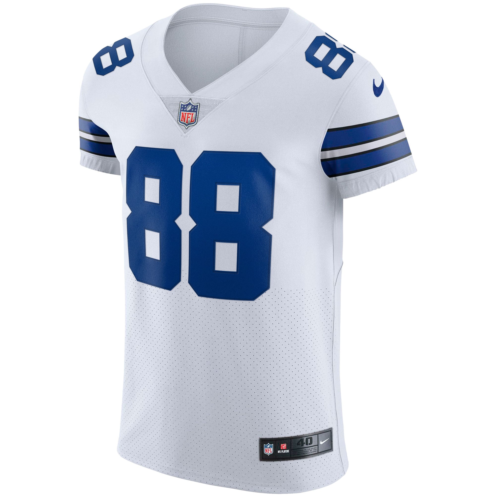 Alternative view of Men's Dallas Cowboys CeeDee Lamb White Vapor Elite Jersey JS3352 nicesnker