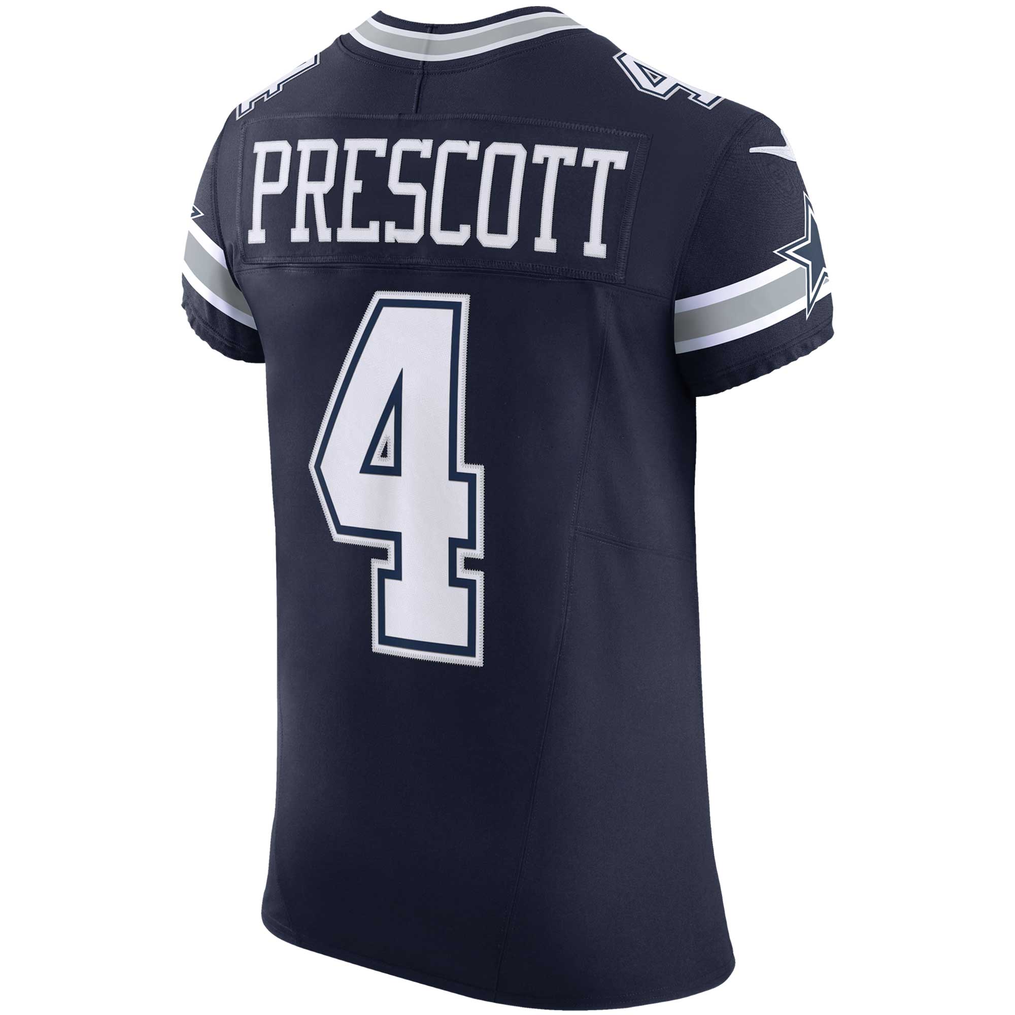 Men's Dallas Cowboys Dak Prescott Navy Vapor F.U.S.E. Elite Jersey JS6605 nicesnker - Image 3