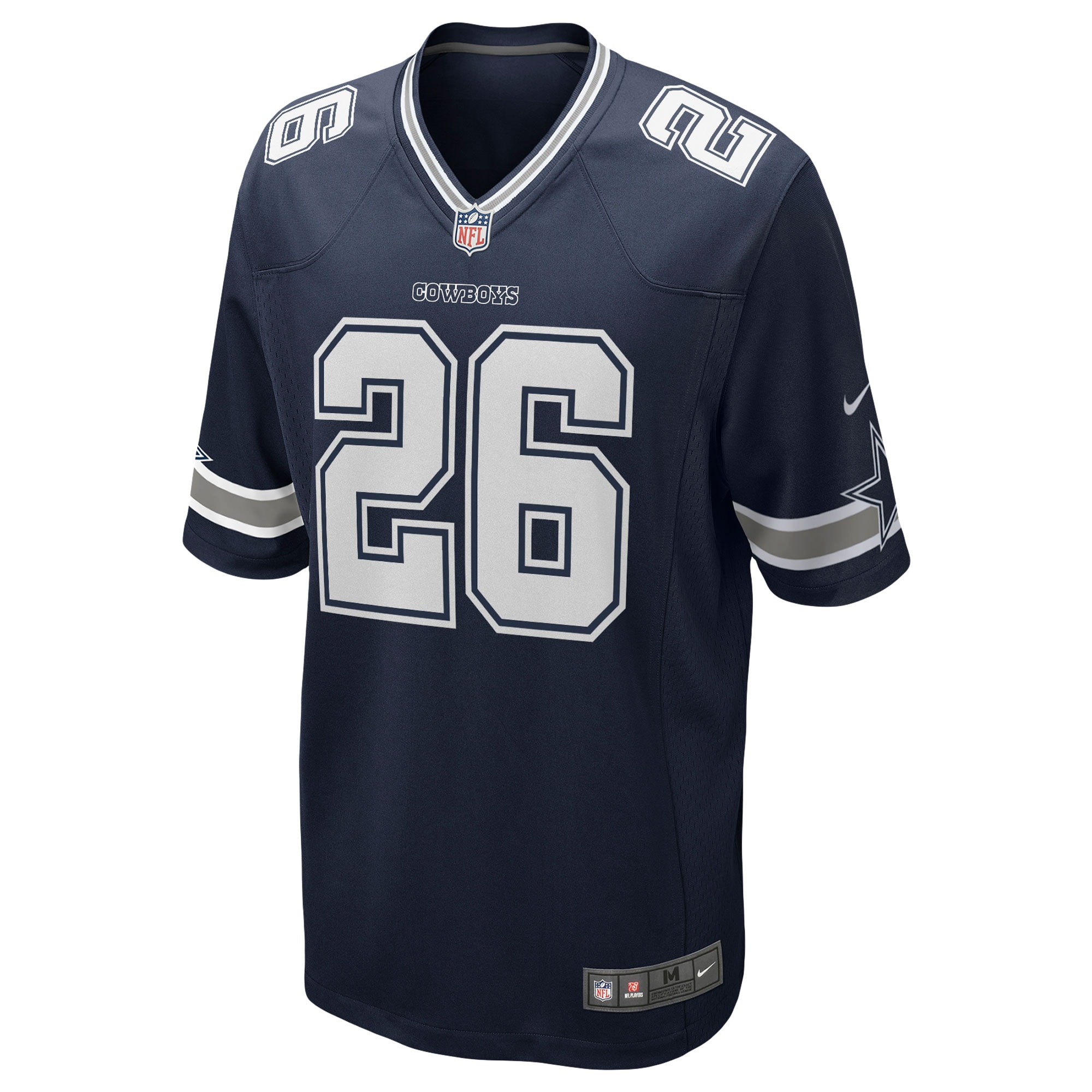 Alternative view of Men's Dallas Cowboys DaRon Bland Navy Game Jersey JS8074 nicesnker