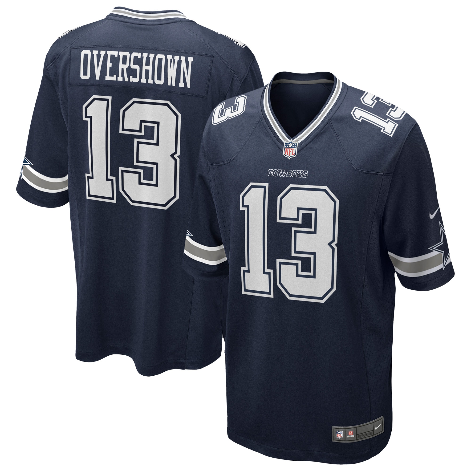Men's Dallas Cowboys DeMarvion Overshown Navy Game Jersey JS9337 nicesnker