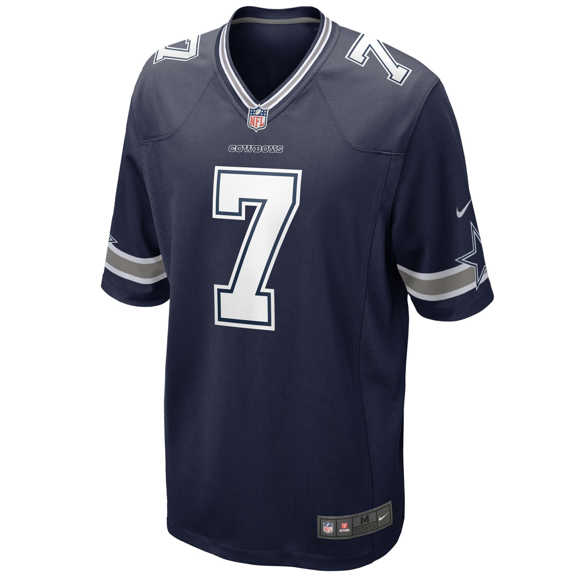 Alternative view of Men's Dallas Cowboys Trevon Diggs Navy Game Jersey JS8320 nicesnker