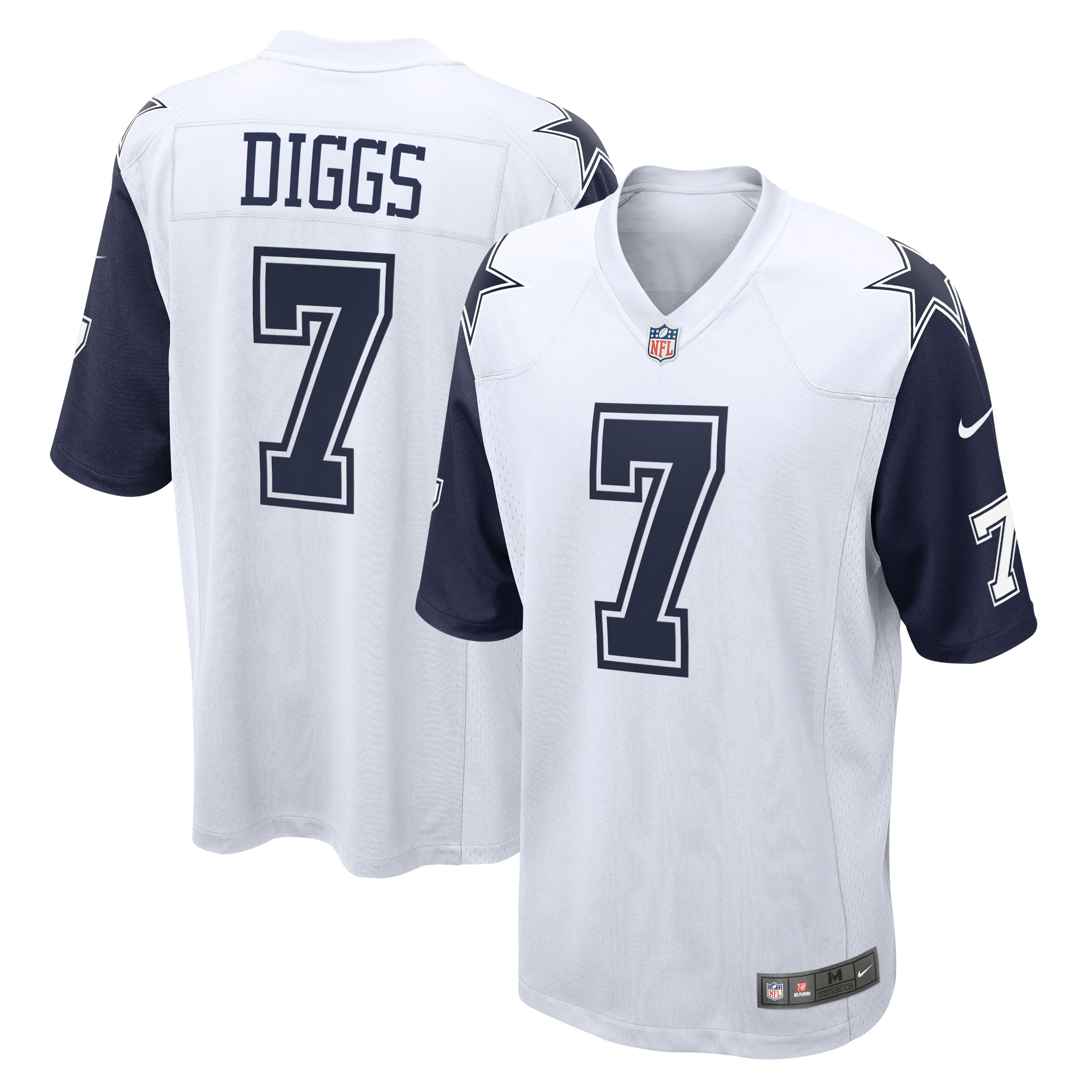 Men's Dallas Cowboys Trevon Diggs White Alternate Game Jersey JS6107 nicesnker