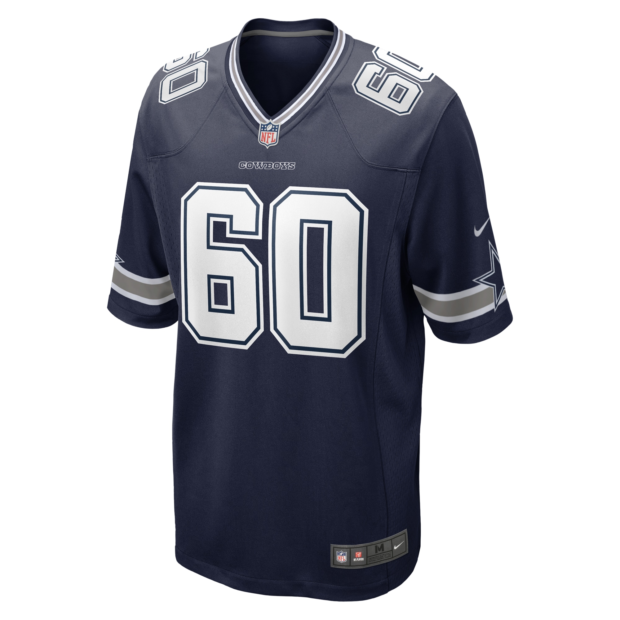 Alternative view of Men's Dallas Cowboys Tyler Guyton Navy Player Game Jersey JS3492 nicesnker