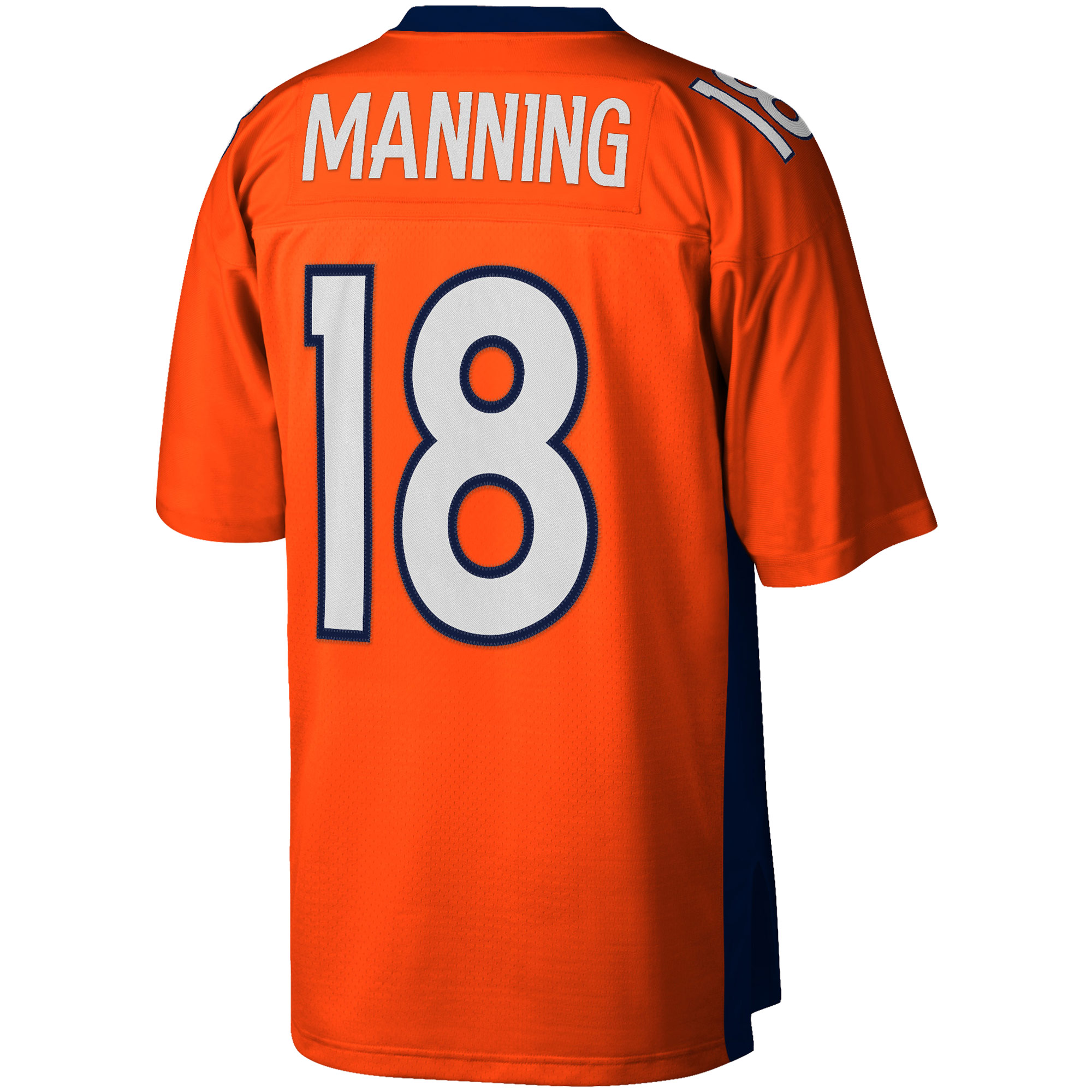 Men's Denver Broncos Peyton Manning Mitchell & Ness Orange Big & Tall 2015 Retired Player Jersey JS2039 nicesnker - Image 3