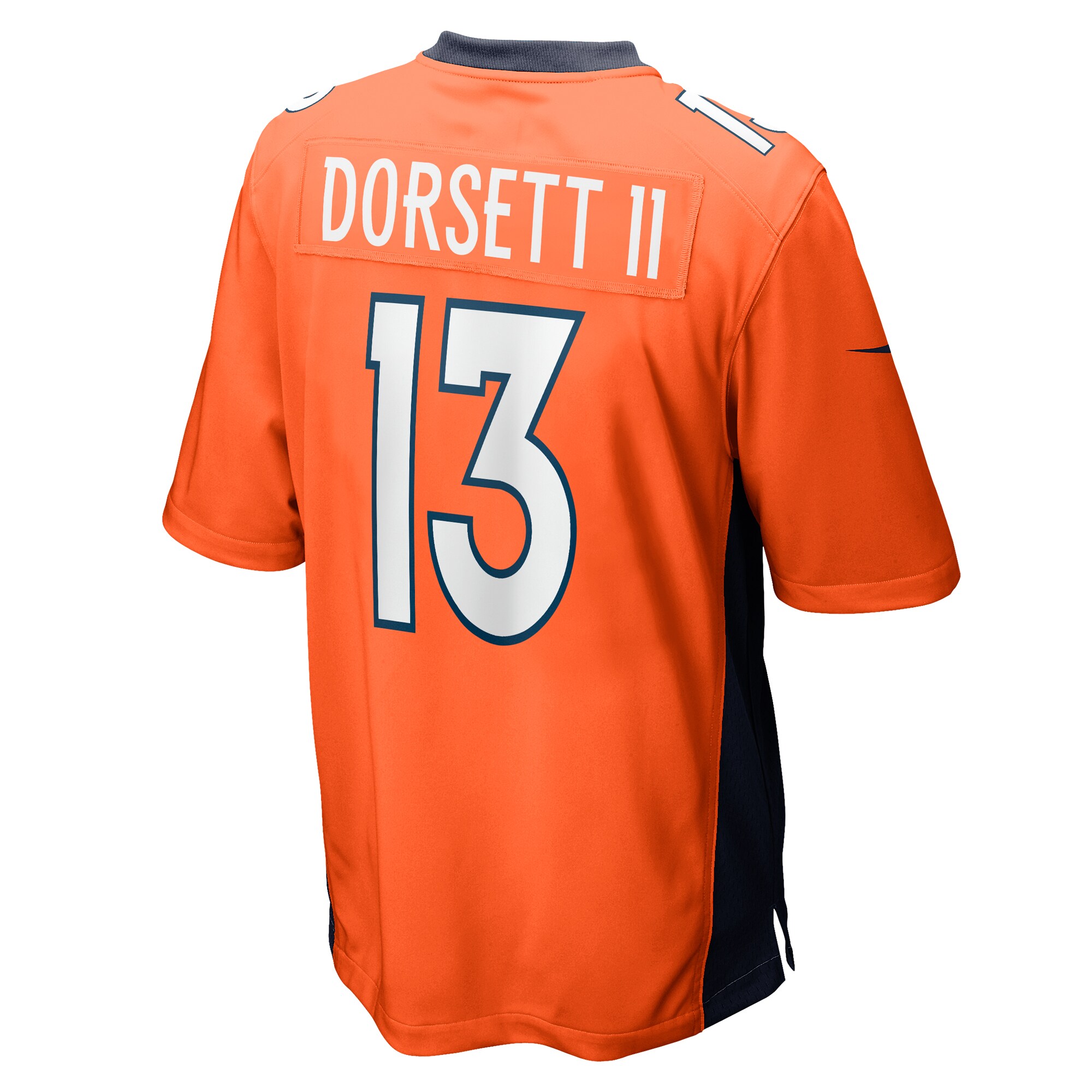 Men's Denver Broncos Phillip Dorsett II Orange Team Game Jersey JS7425 nicesnker - Image 3