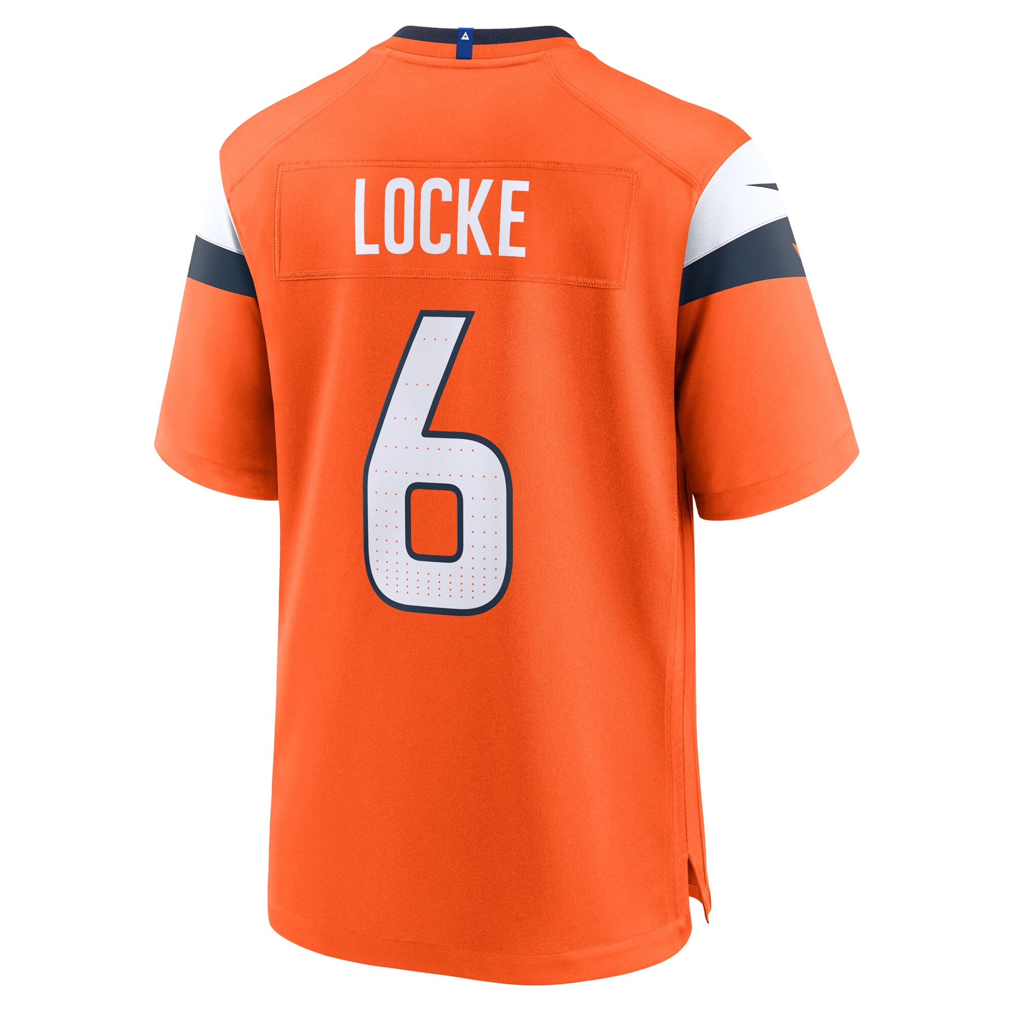 Men's Denver Broncos P.J. Locke Orange Team Game Jersey JS3392 nicesnker - Image 3