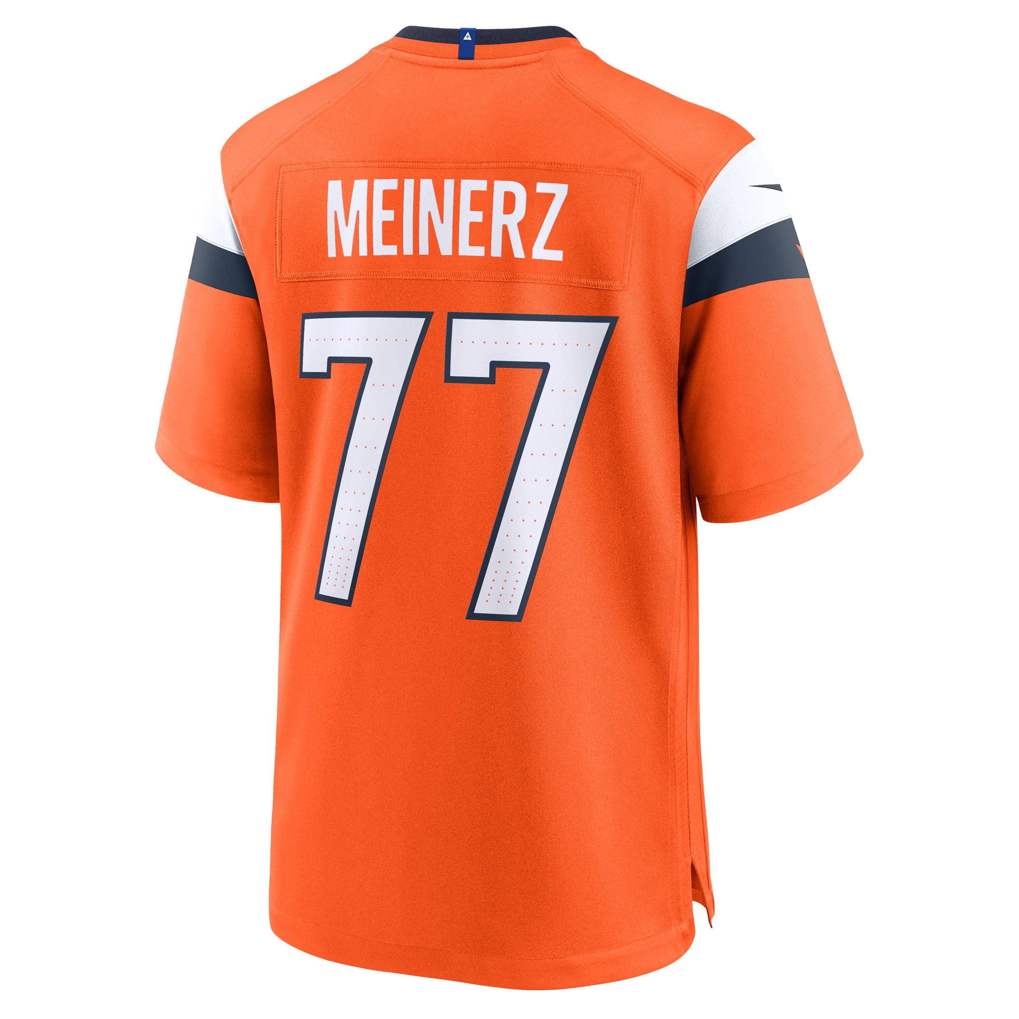 Men's Denver Broncos Quinn Meinerz Orange Team Game Jersey JS8856 nicesnker - Image 3