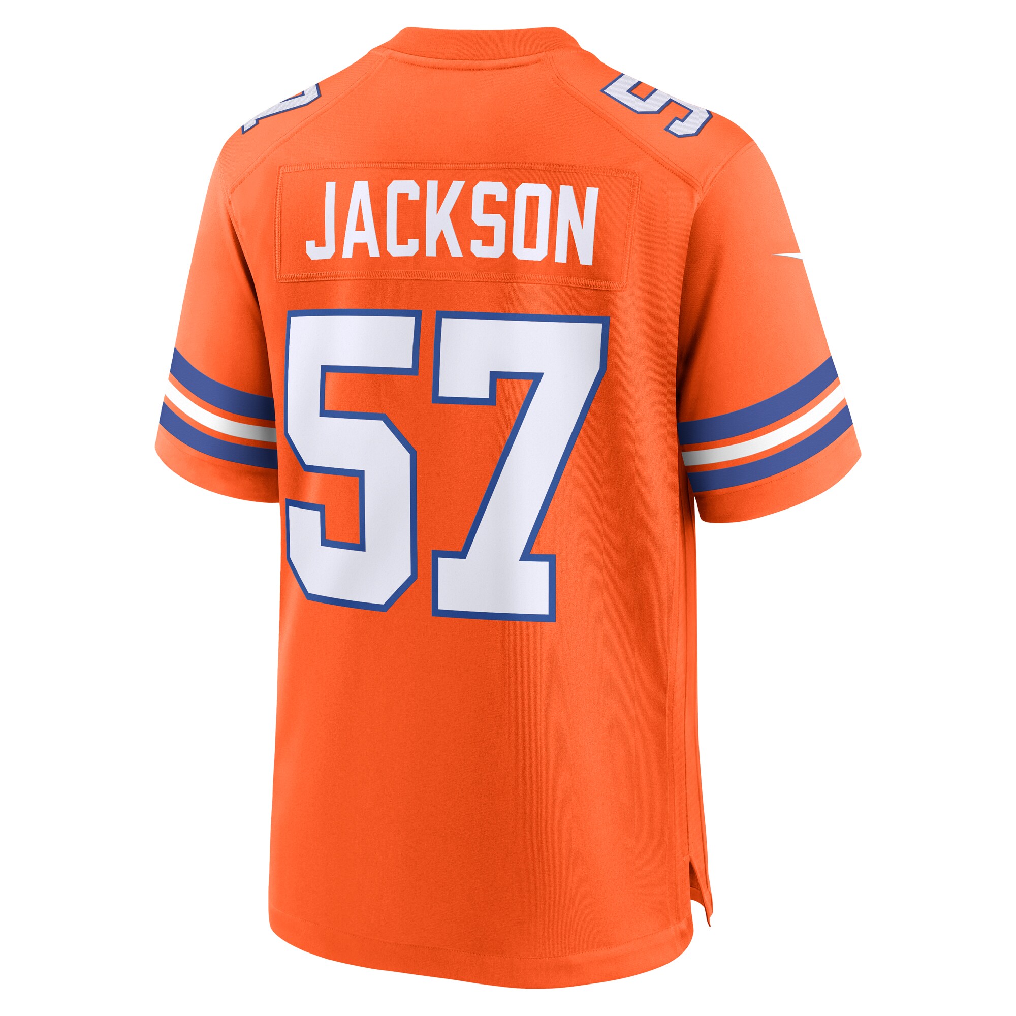 Men's Denver Broncos Tom Jackson Orange Mile High Collection 1977 Throwback Retired Player Game Jersey JS7494 nicesnker - Image 3