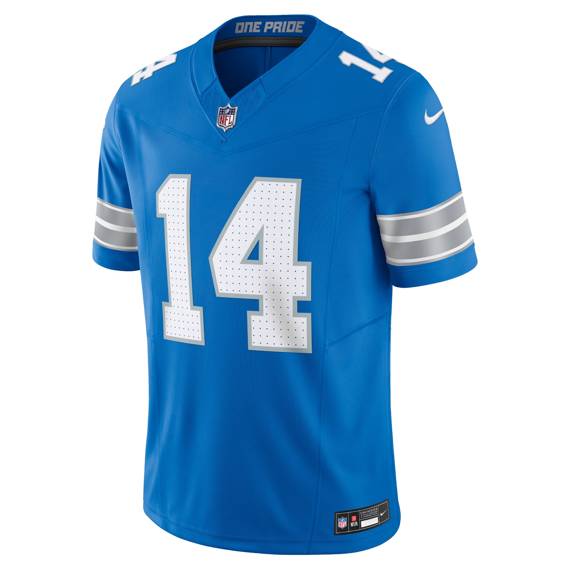 Alternative view of Men's Detroit Lions Amon-Ra St. Brown Blue Vapor F.U.S.E. Limited Jersey JS4995 nicesnker
