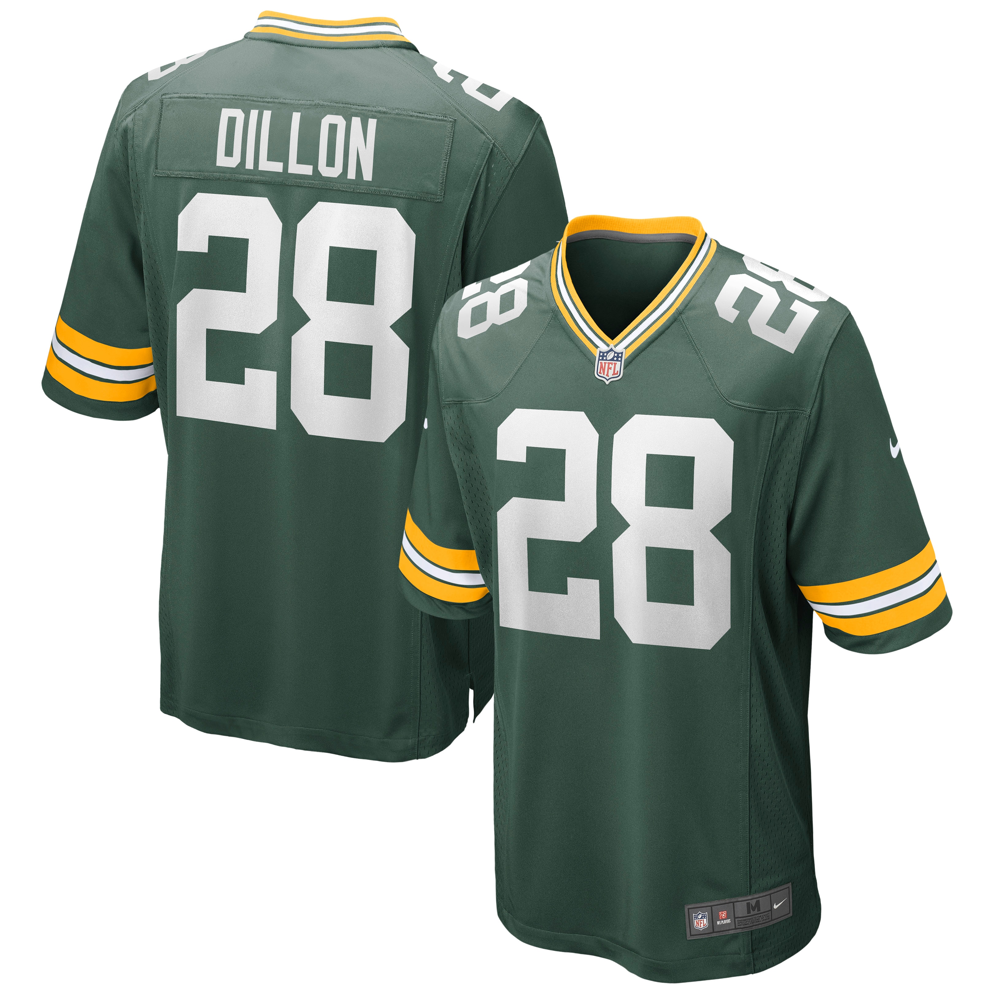 Men's Green Bay Packers AJ Dillon Green Game Jersey JS7621 nicesnker