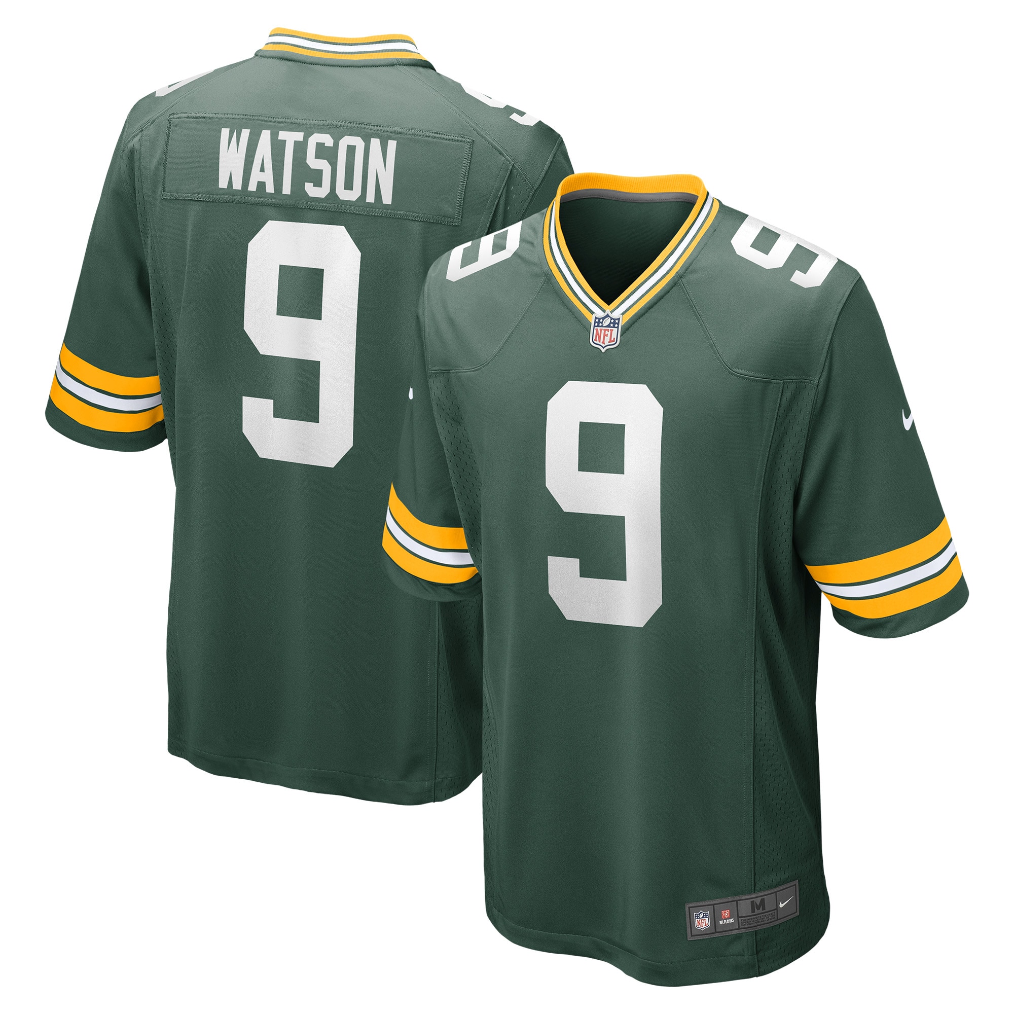 Men's Green Bay Packers Christian Watson Green Game Player Jersey JS9187 nicesnker