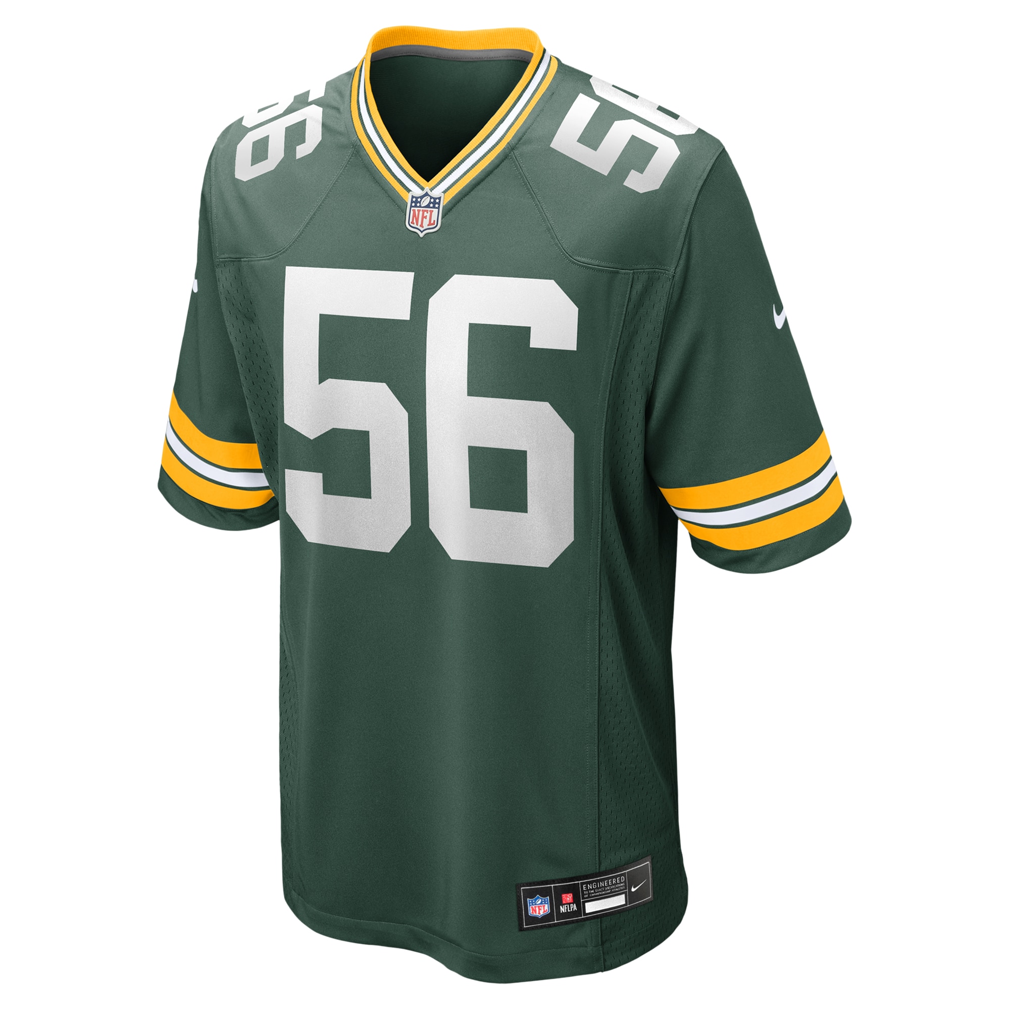 Alternative view of Men's Green Bay Packers Edgerrin Cooper Green Game Jersey JS5785 nicesnker
