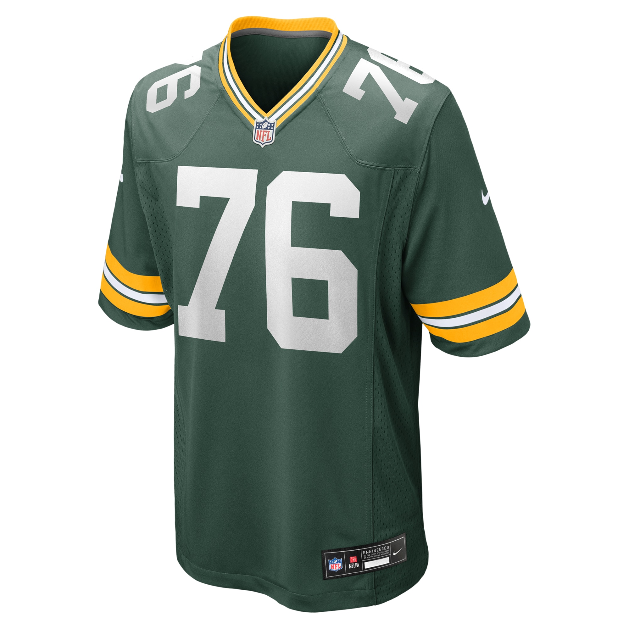 Alternative view of Men's Green Bay Packers Kadeem Telfort Green Game Jersey JS2372 nicesnker