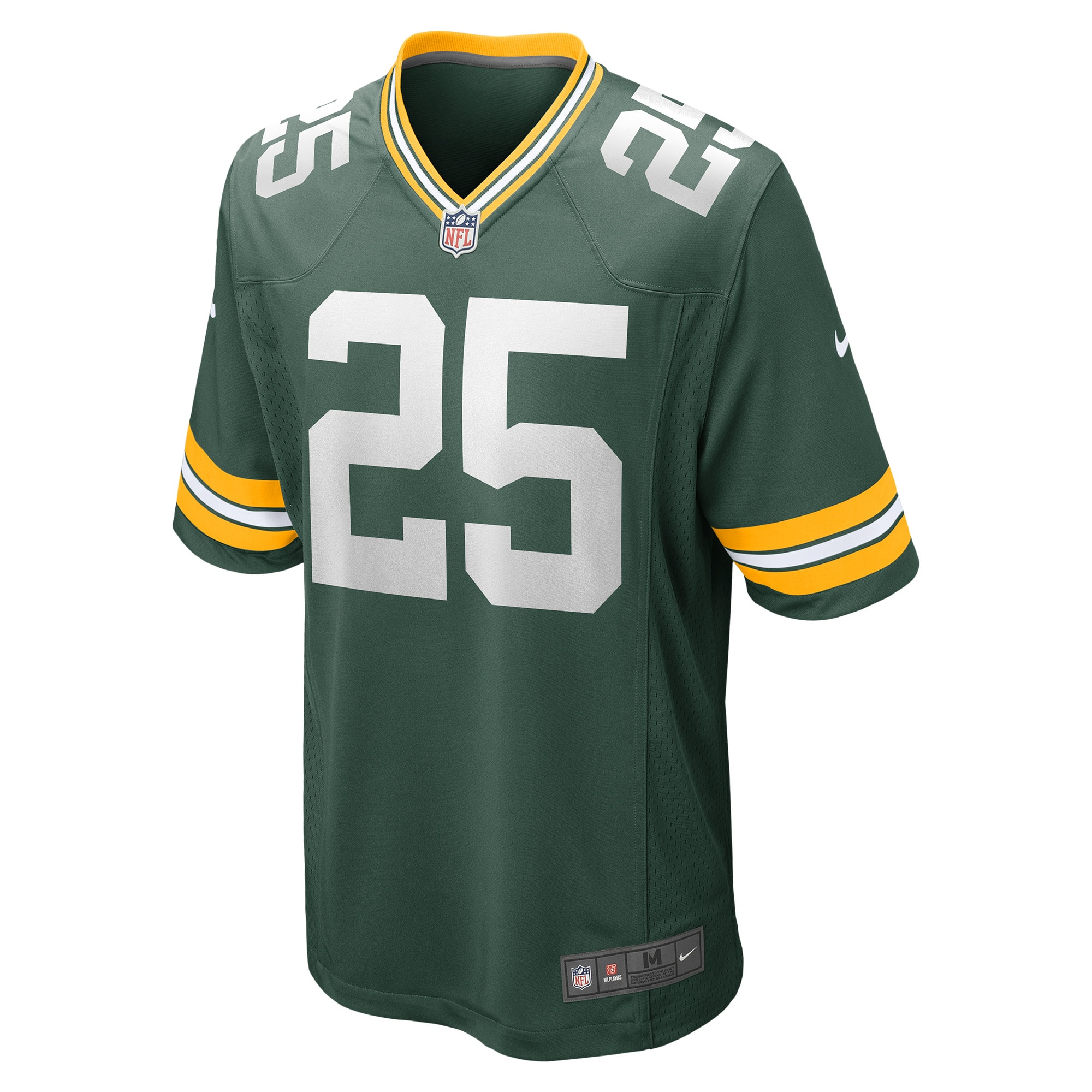 Alternative view of Men's Green Bay Packers Keisean Nixon Green Game Player Jersey JS8609 nicesnker