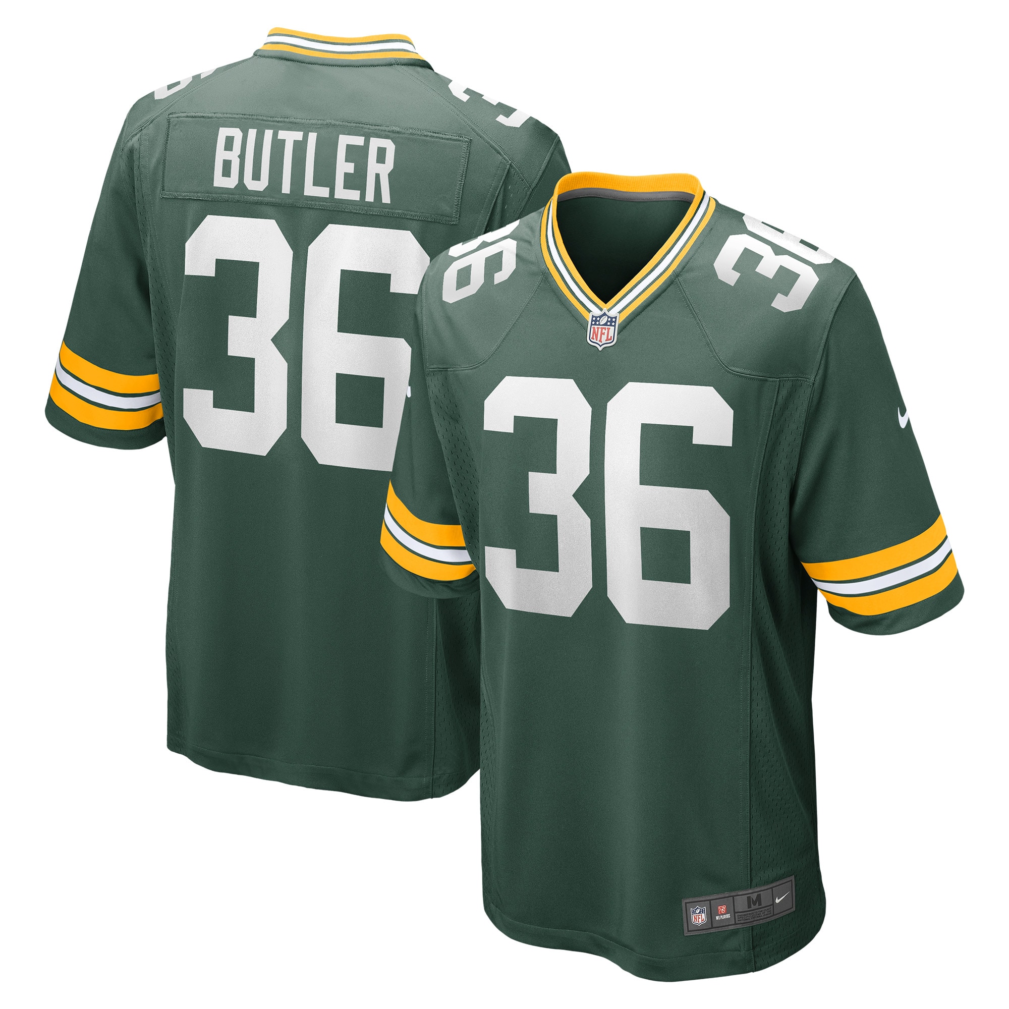 Men's Green Bay Packers LeRoy Butler Green Retired Player Game Jersey JS1185 nicesnker