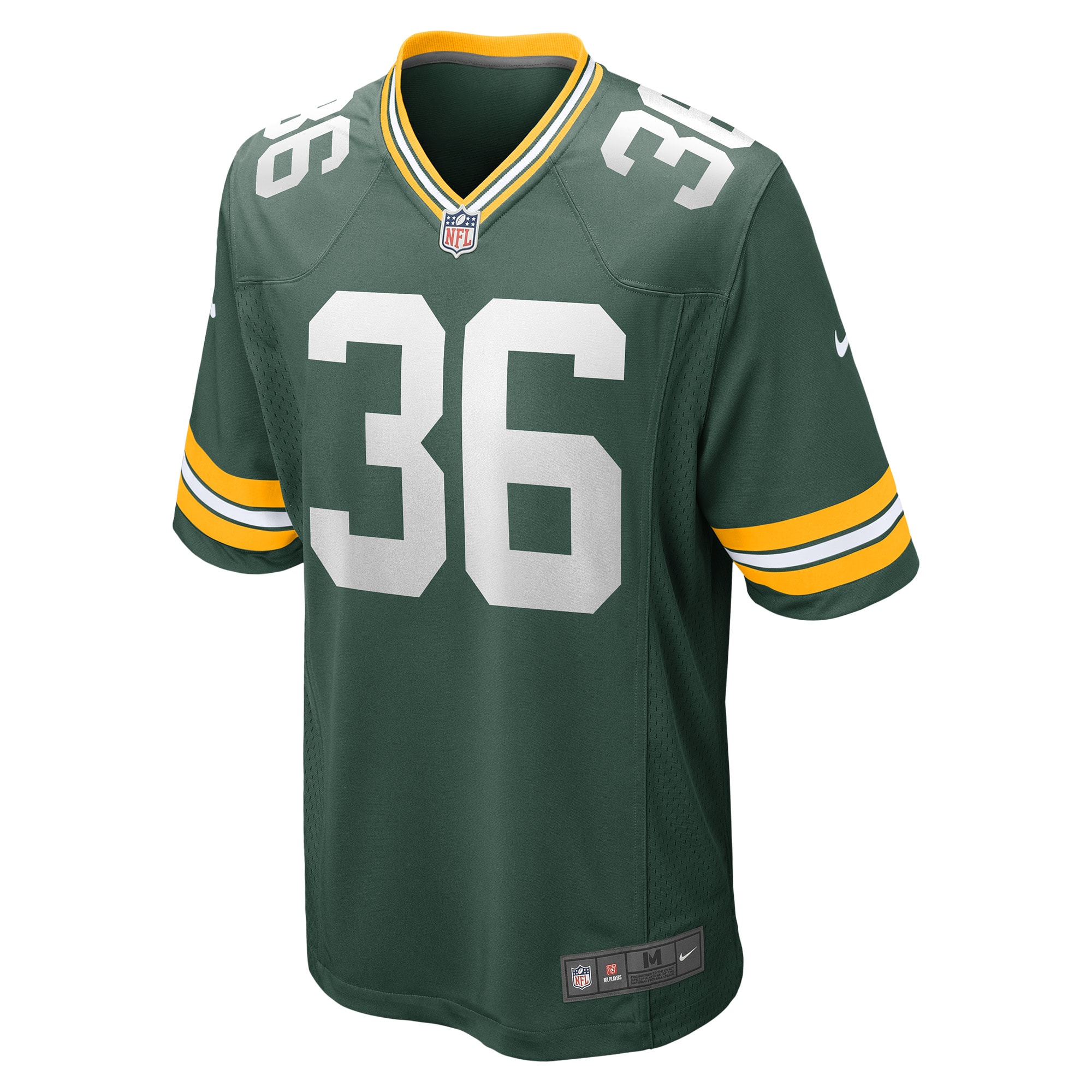 Alternative view of Men's Green Bay Packers LeRoy Butler Green Retired Player Game Jersey JS1185 nicesnker