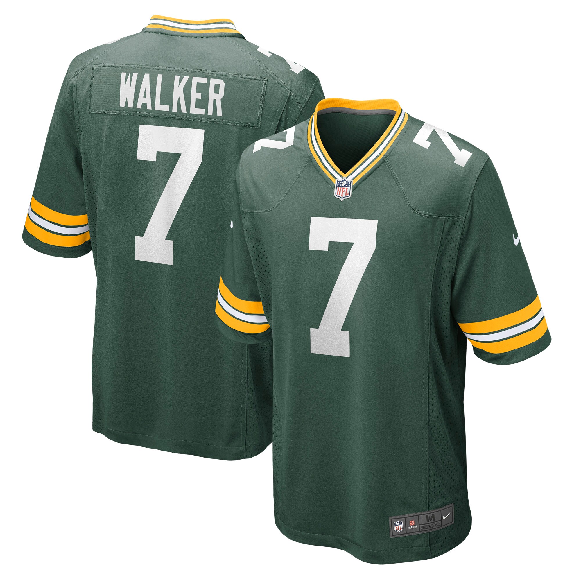 Men's Green Bay Packers Quay Walker Green Player Game Jersey JS8459 nicesnker
