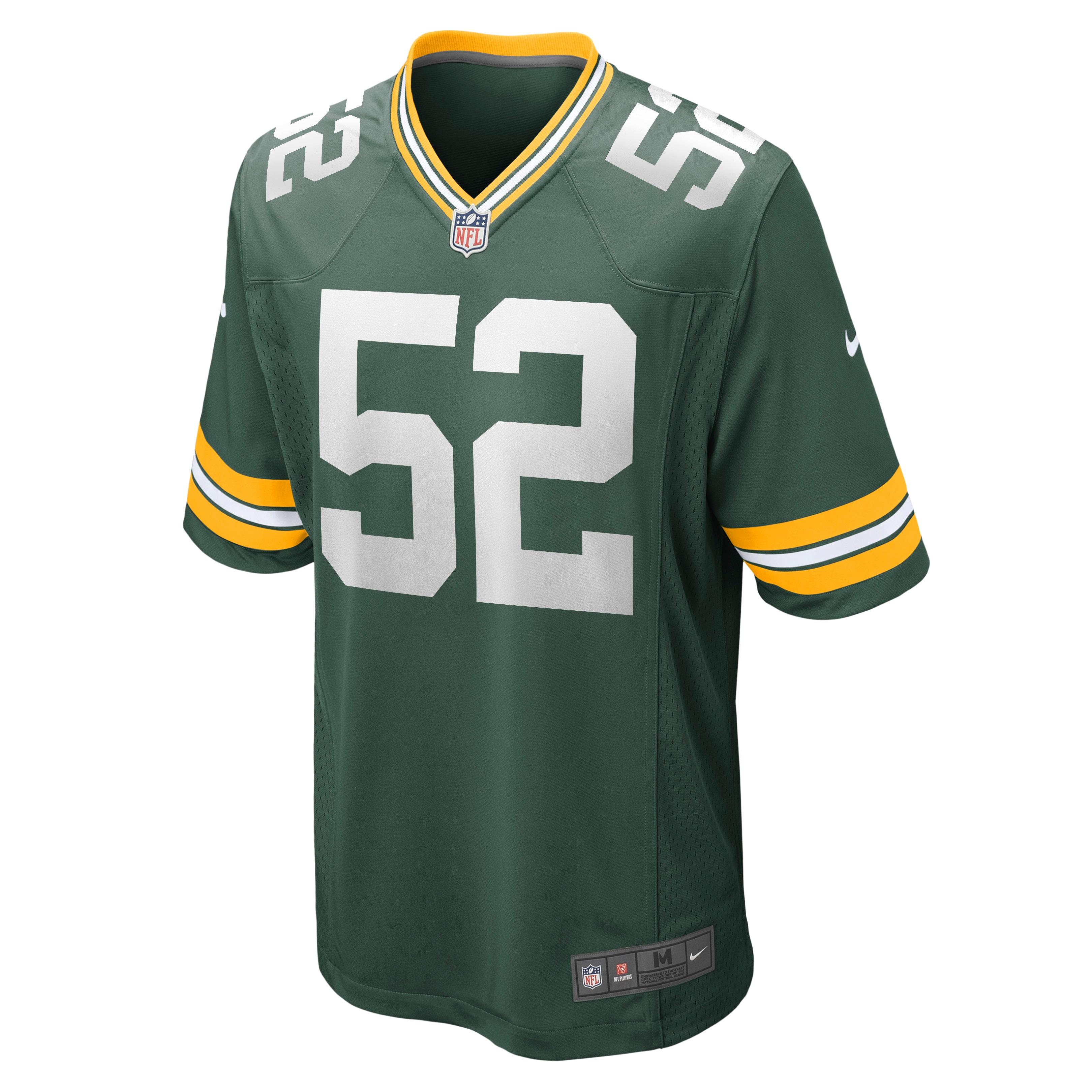 Alternative view of Men's Green Bay Packers Rashan Gary Green Game Jersey JS7247 nicesnker