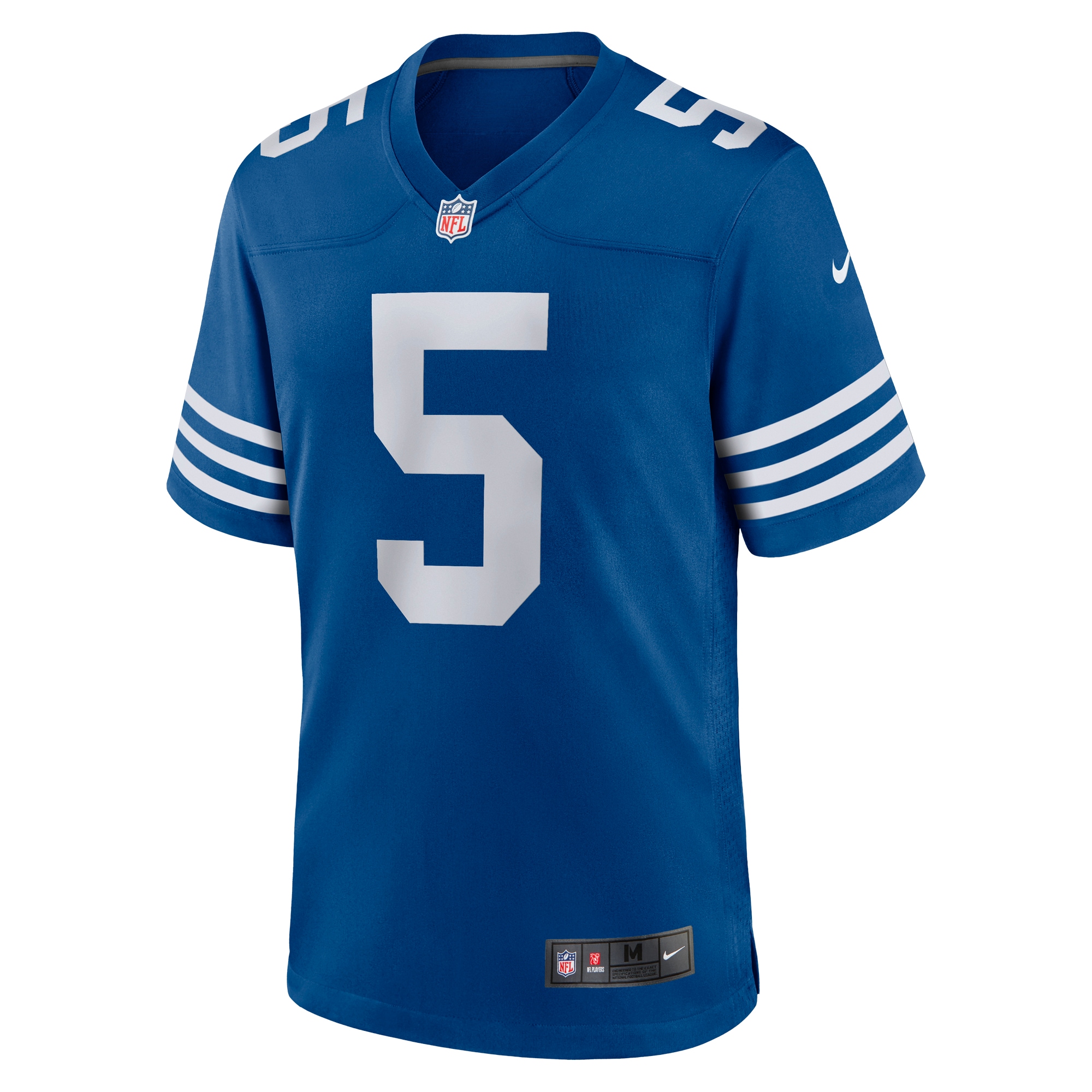 Alternative view of Men's Indianapolis Colts Anthony Richardson Royal Alternate Game Jersey JS4084 nicesnker