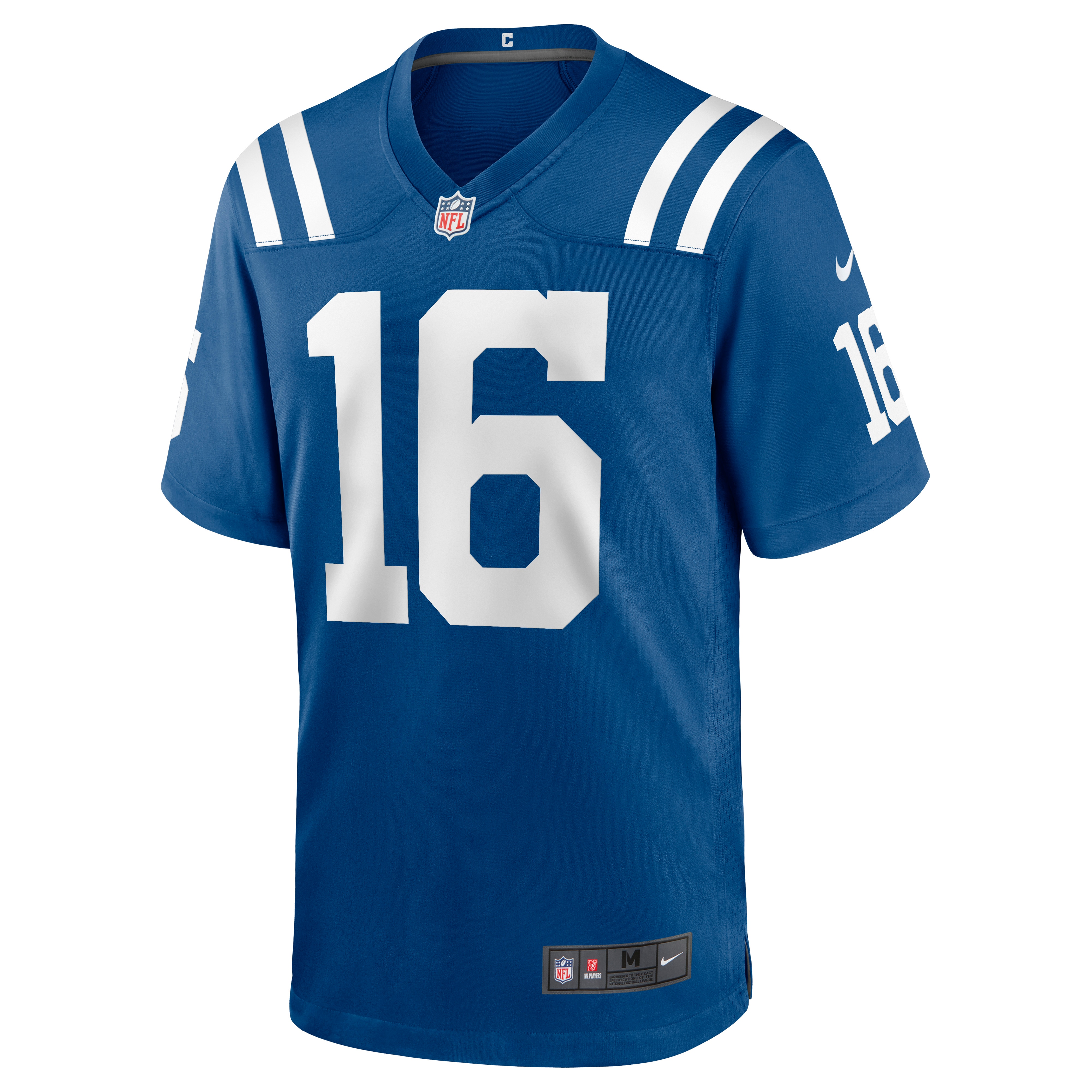 Alternative view of Men's Indianapolis Colts Ashton Dulin Royal Game Jersey JS1863 nicesnker