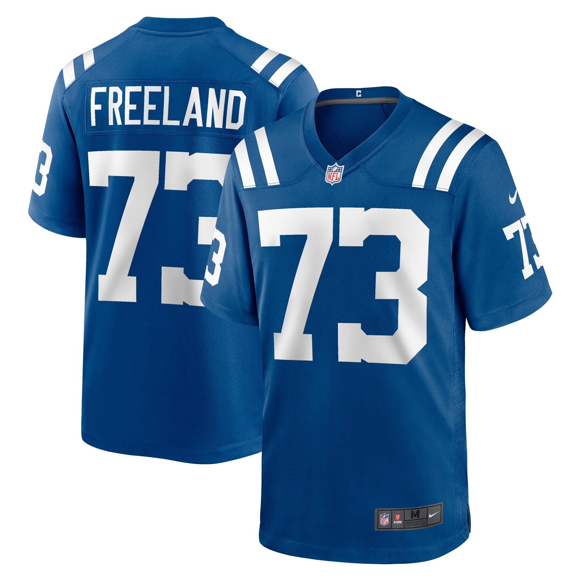 Men's Indianapolis Colts Blake Freeland Royal Team Game Jersey JS7618 nicesnker