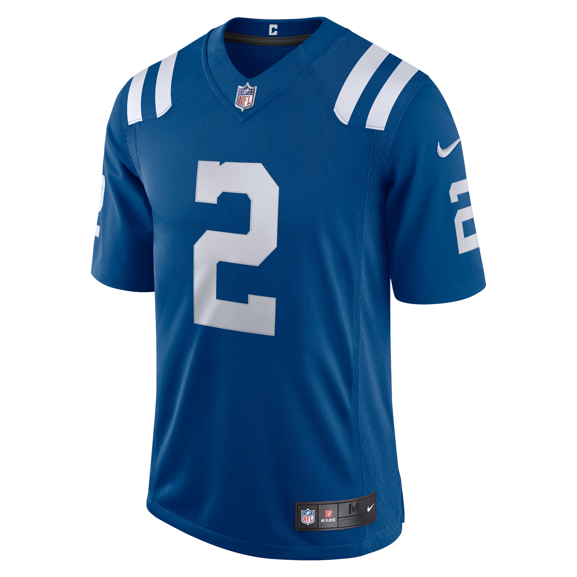 Alternative view of Men's Indianapolis Colts Carson Wentz Royal Vapor Limited Jersey JS3193 nicesnker