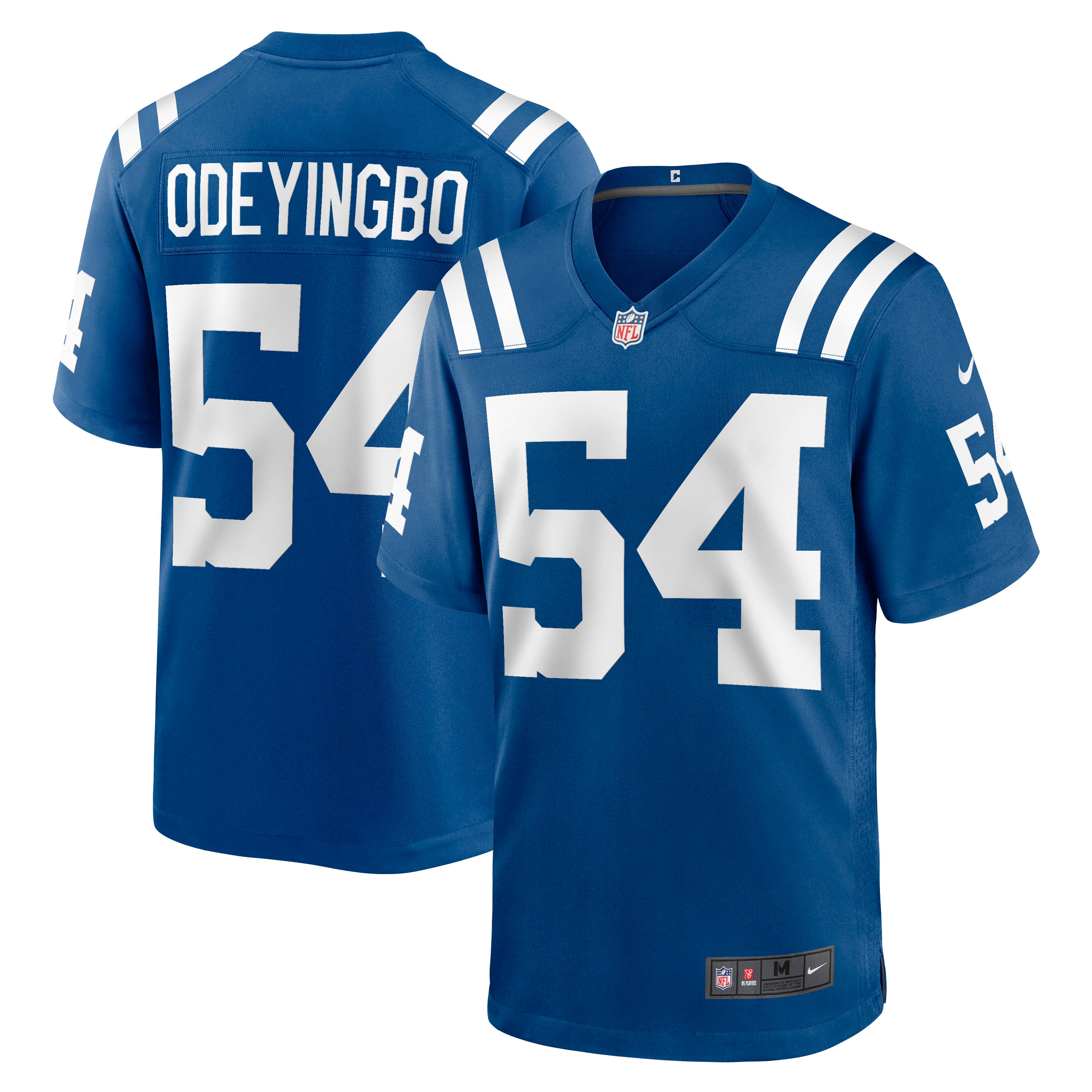 Men's Indianapolis Colts Dayo Odeyingbo Royal Game Jersey JS8633 nicesnker