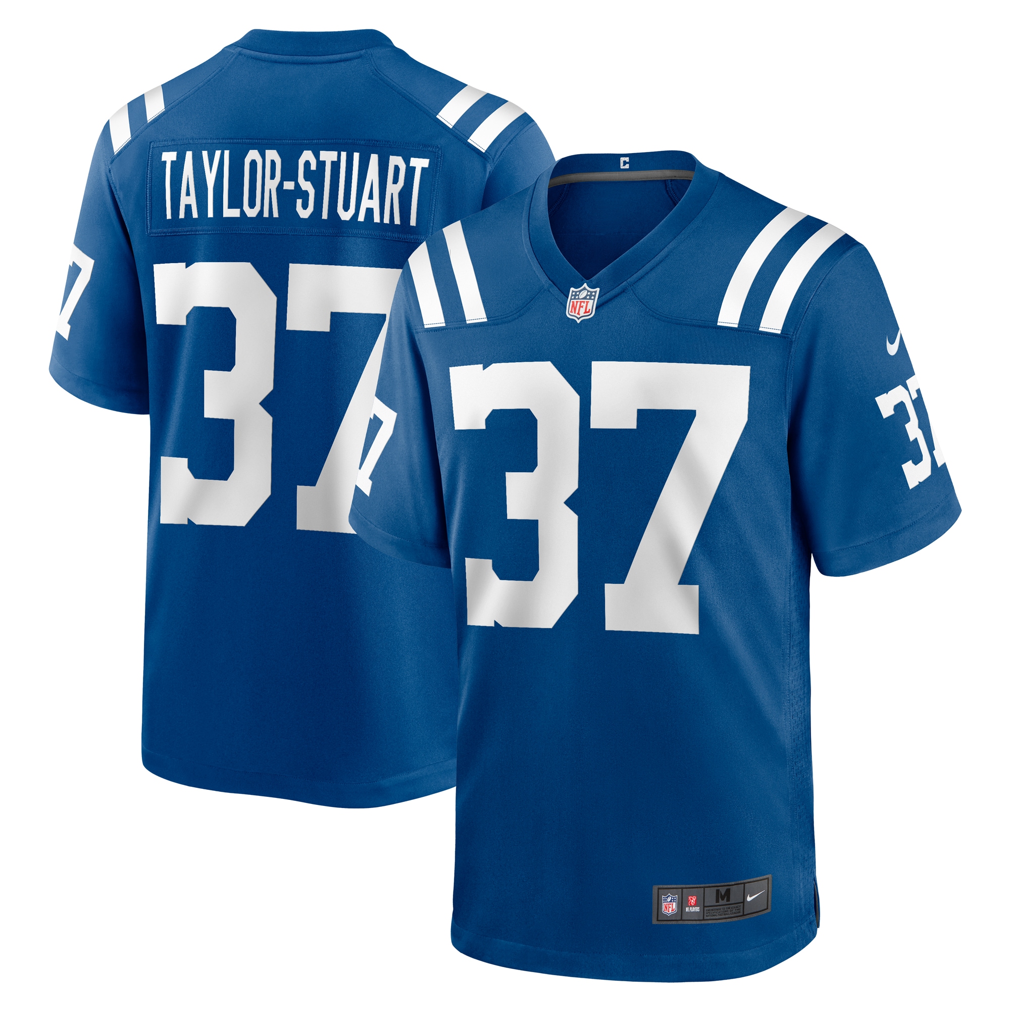 Men's Indianapolis Colts Isaac Taylor-Stuart Royal Team Game Jersey JS9631 nicesnker