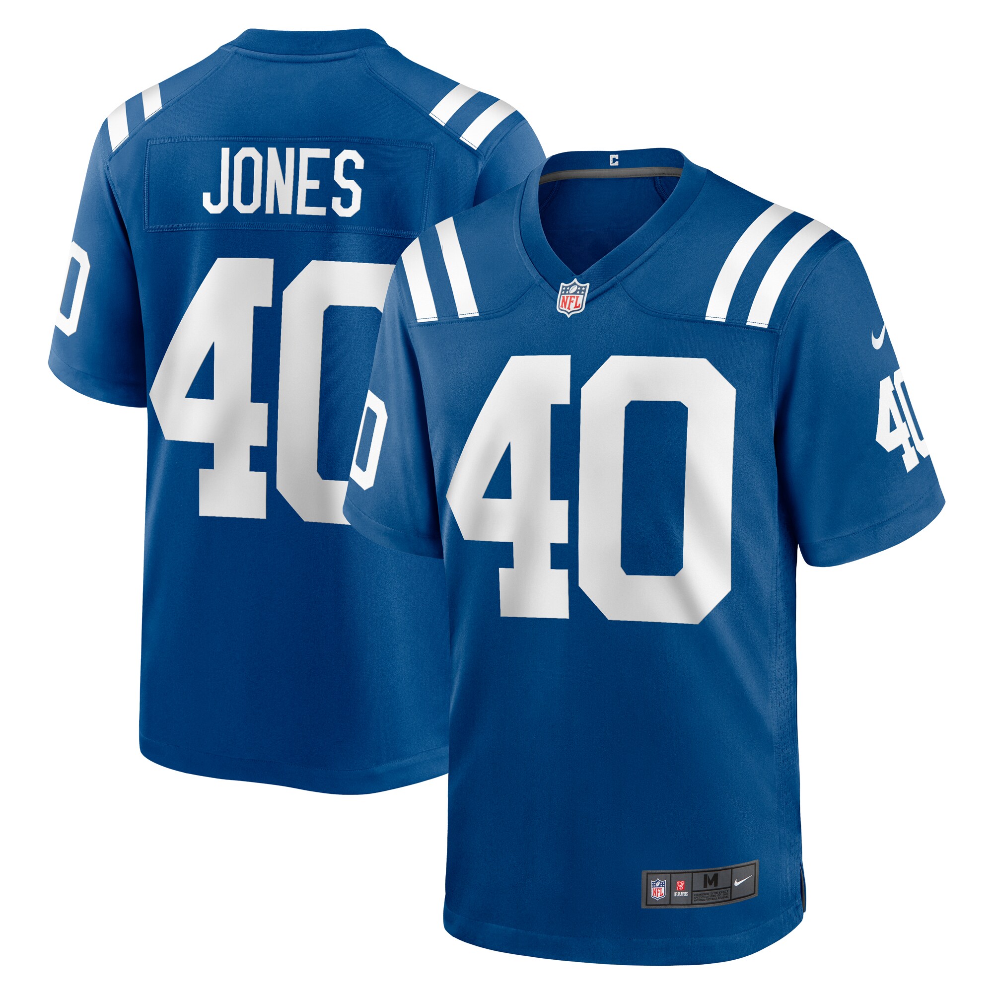 Men's Indianapolis Colts Jaylon Jones Royal Team Game Jersey JS8672 nicesnker